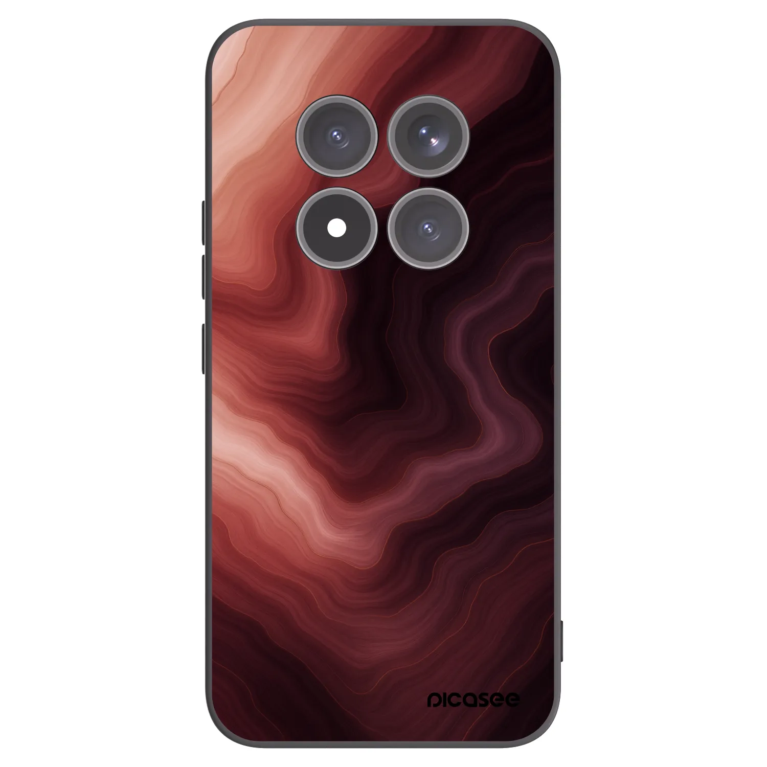 Picasee crna silikonska maskica za Xiaomi Redmi Note 15 Pro+ - Rouge