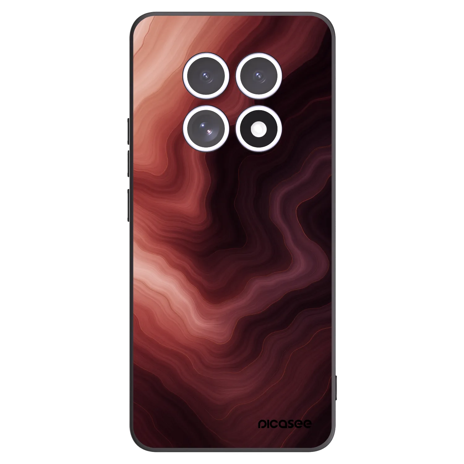 Picasee crna silikonska maskica za Xiaomi Redmi Note 15 - Rouge