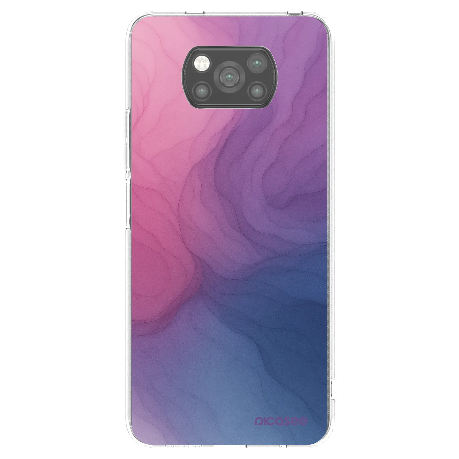 Picasee crna silikonska maskica za Xiaomi Poco X3 - Silk