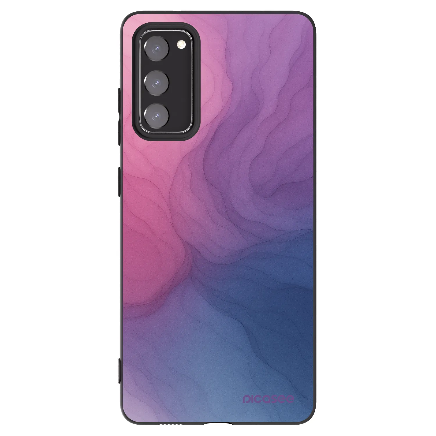 Picasee crna silikonska maskica za Samsung Galaxy S20 FE - Silk