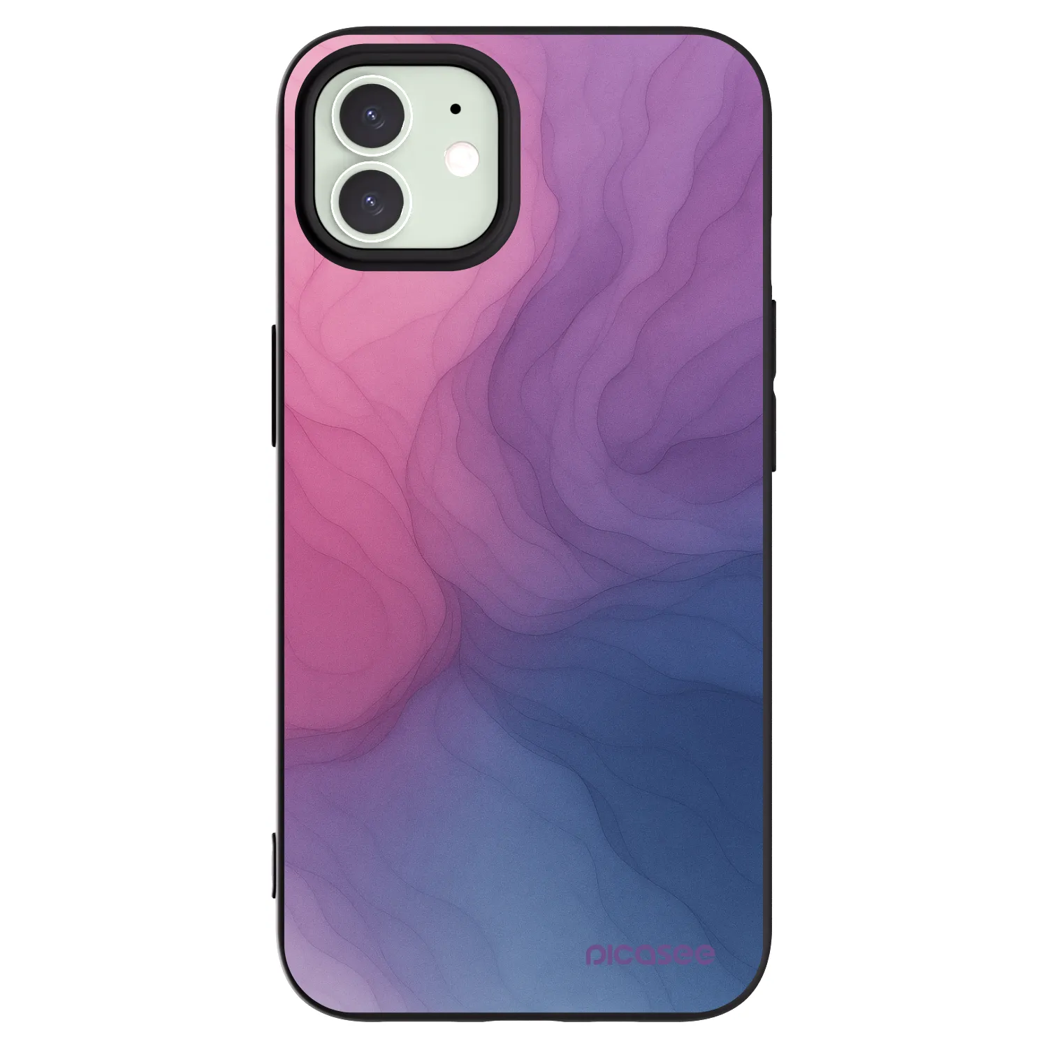 Picasee crna silikonska maskica za Apple iPhone 12 Pro - Silk