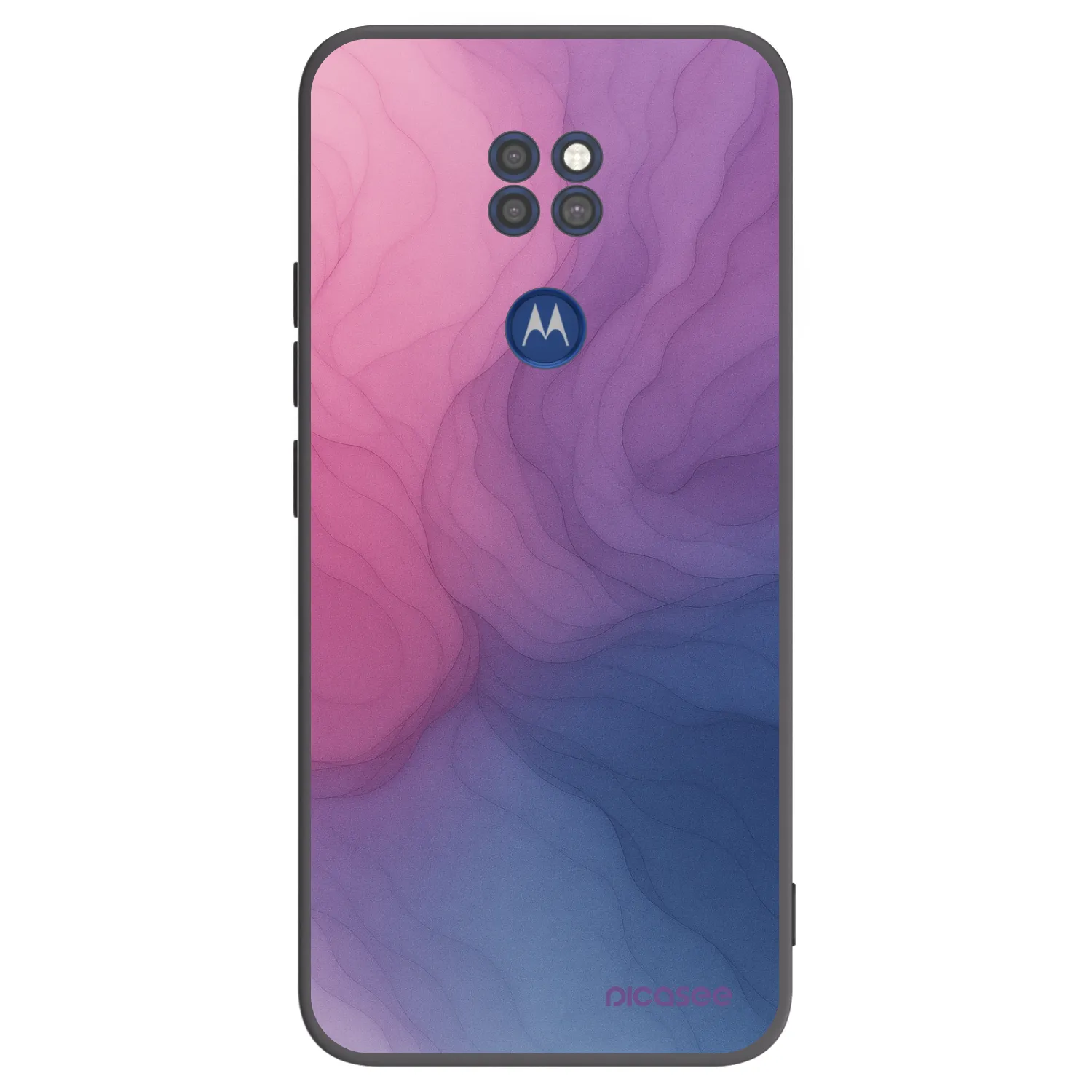 Picasee crna silikonska maskica za Motorola Moto G9 Play - Silk
