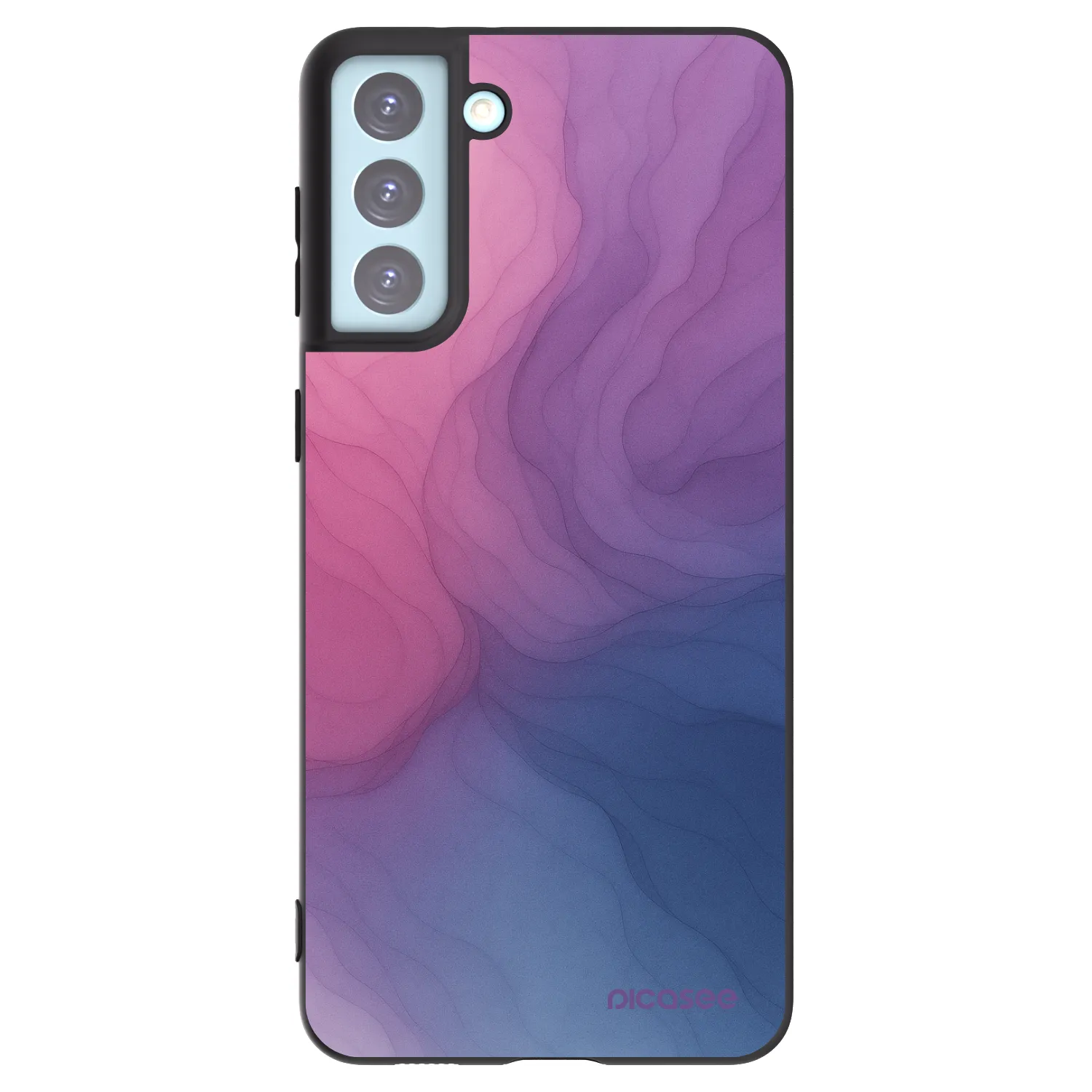 Picasee crna silikonska maskica za Samsung Galaxy S21+ 5G G996F - Silk