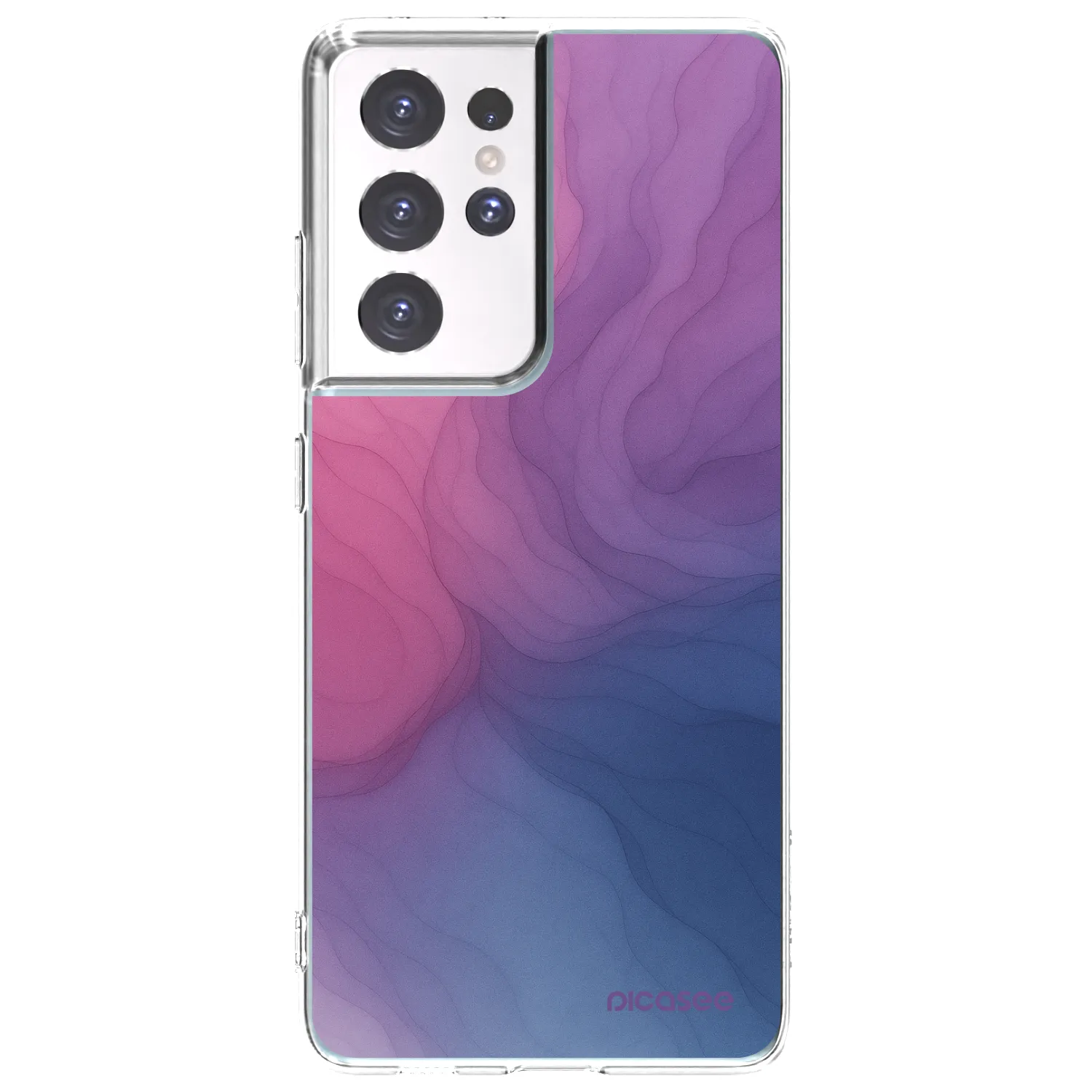 Picasee silikonska prozirna maskica za Samsung Galaxy S21 Ultra 5G G998B - Silk