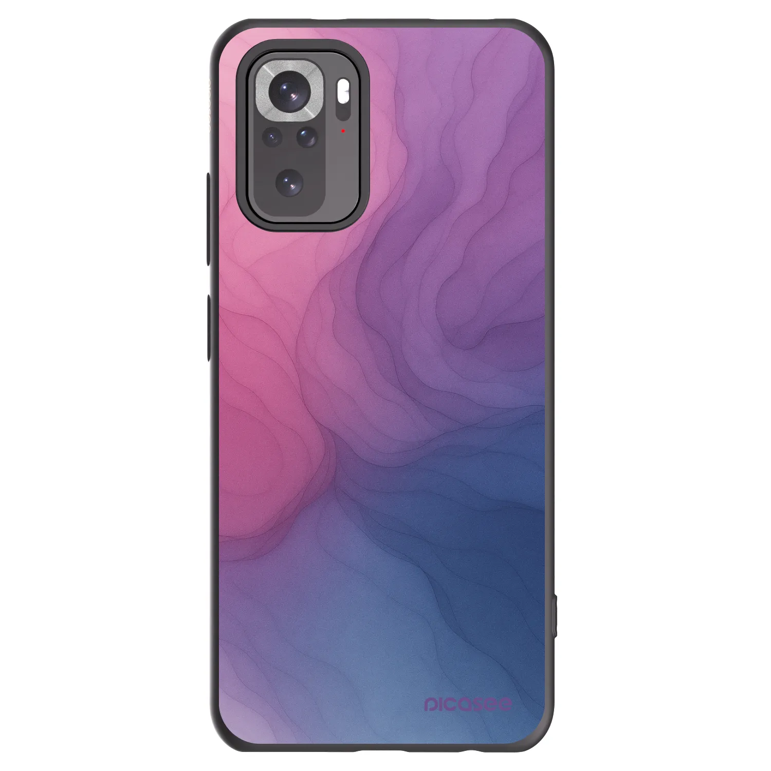 Picasee crna silikonska maskica za Xiaomi Redmi Note 10 - Silk