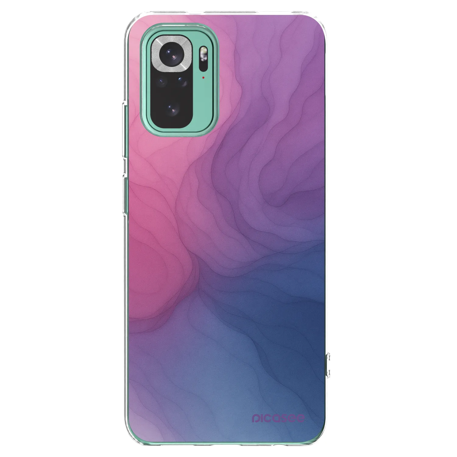 Picasee silikonska prozirna maskica za Xiaomi Redmi Note 10 Pro - Silk