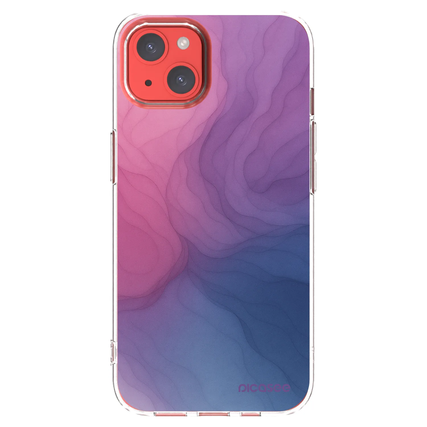 Picasee silikonska prozirna maskica za Apple iPhone 13 - Silk