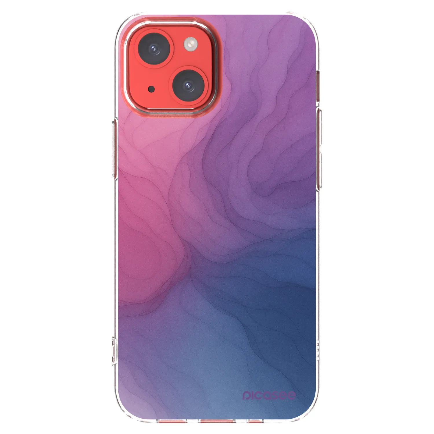 Picasee silikonska prozirna maskica za Apple iPhone 13 mini - Silk