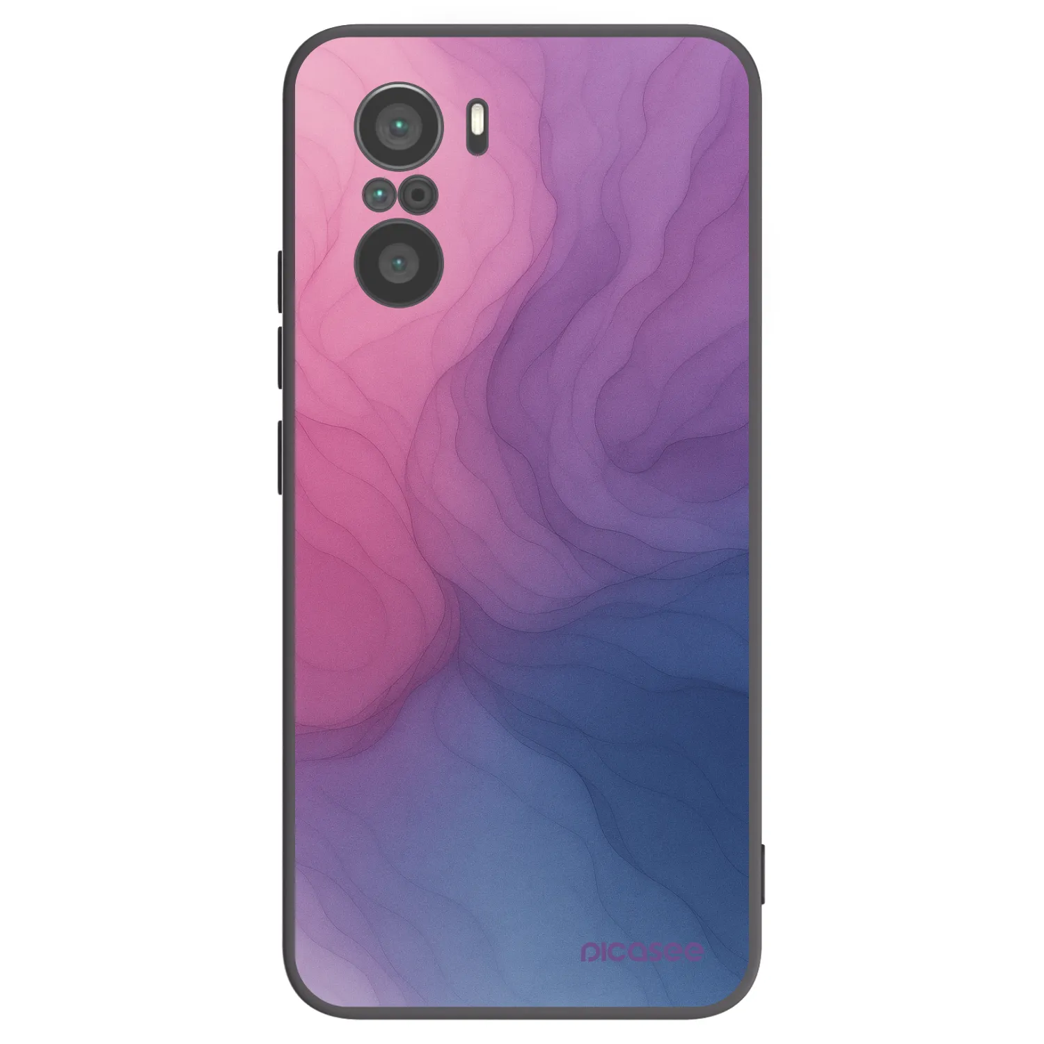 Picasee crna silikonska maskica za Xiaomi Poco F3 - Silk