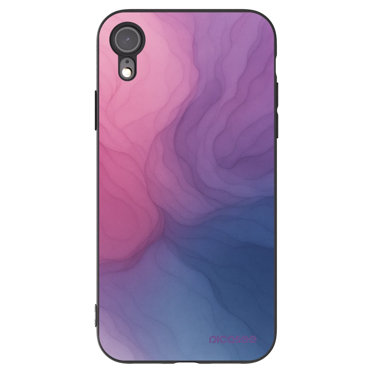 Picasee crna silikonska maskica za Apple iPhone XR - Silk