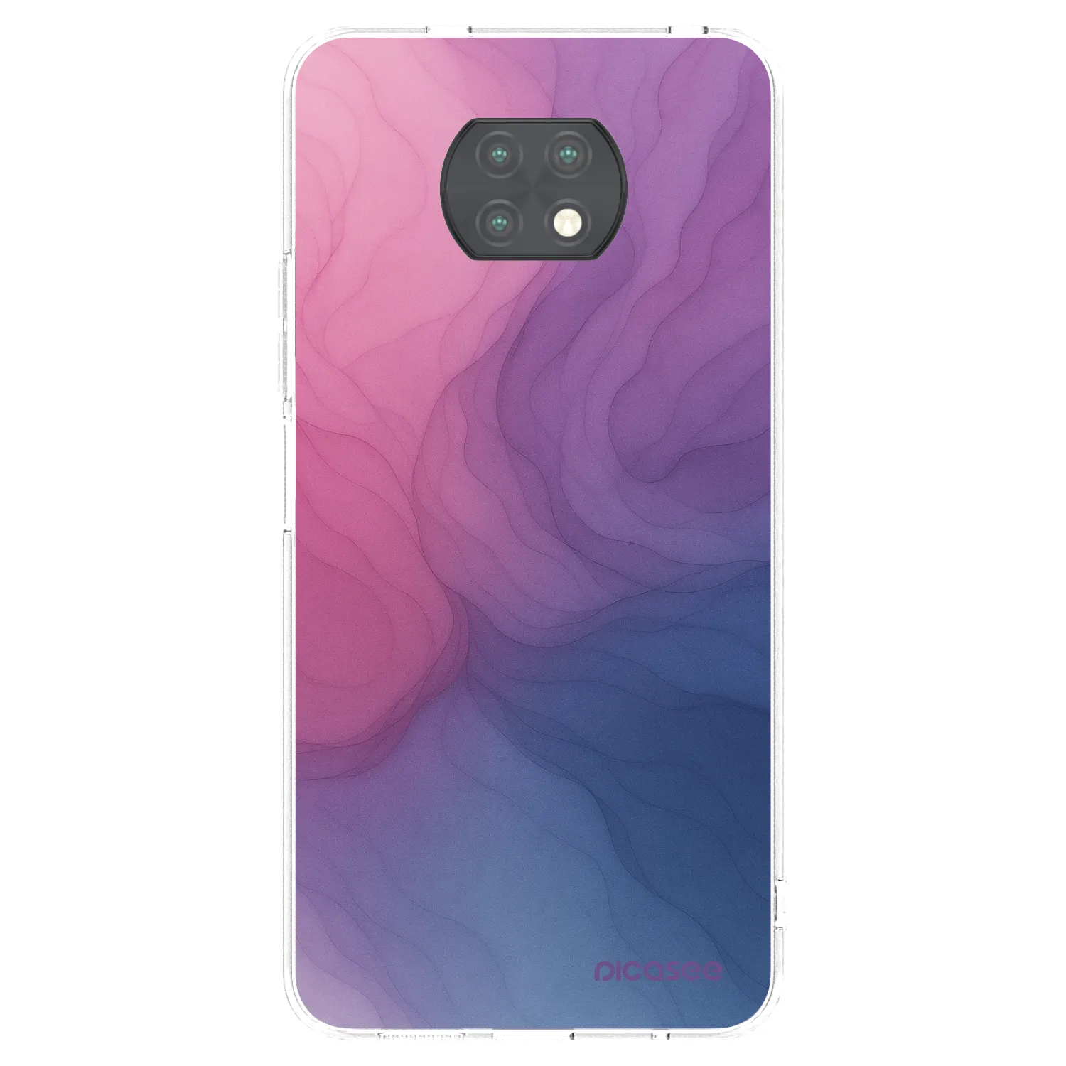 Picasee silikonska prozirna maskica za Xiaomi Redmi Note 9T - Silk