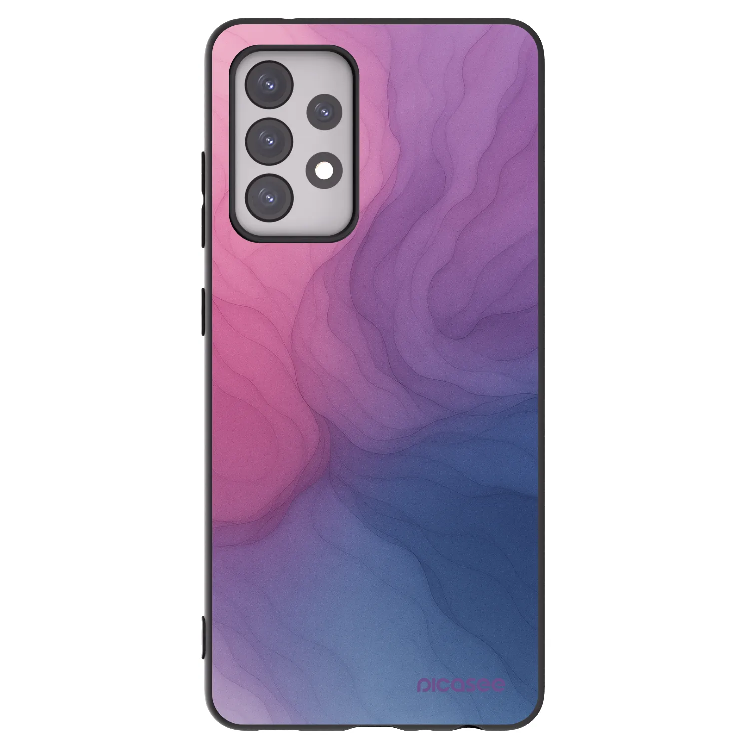 Picasee crna silikonska maskica za Samsung Galaxy A52s 5G A528B - Silk