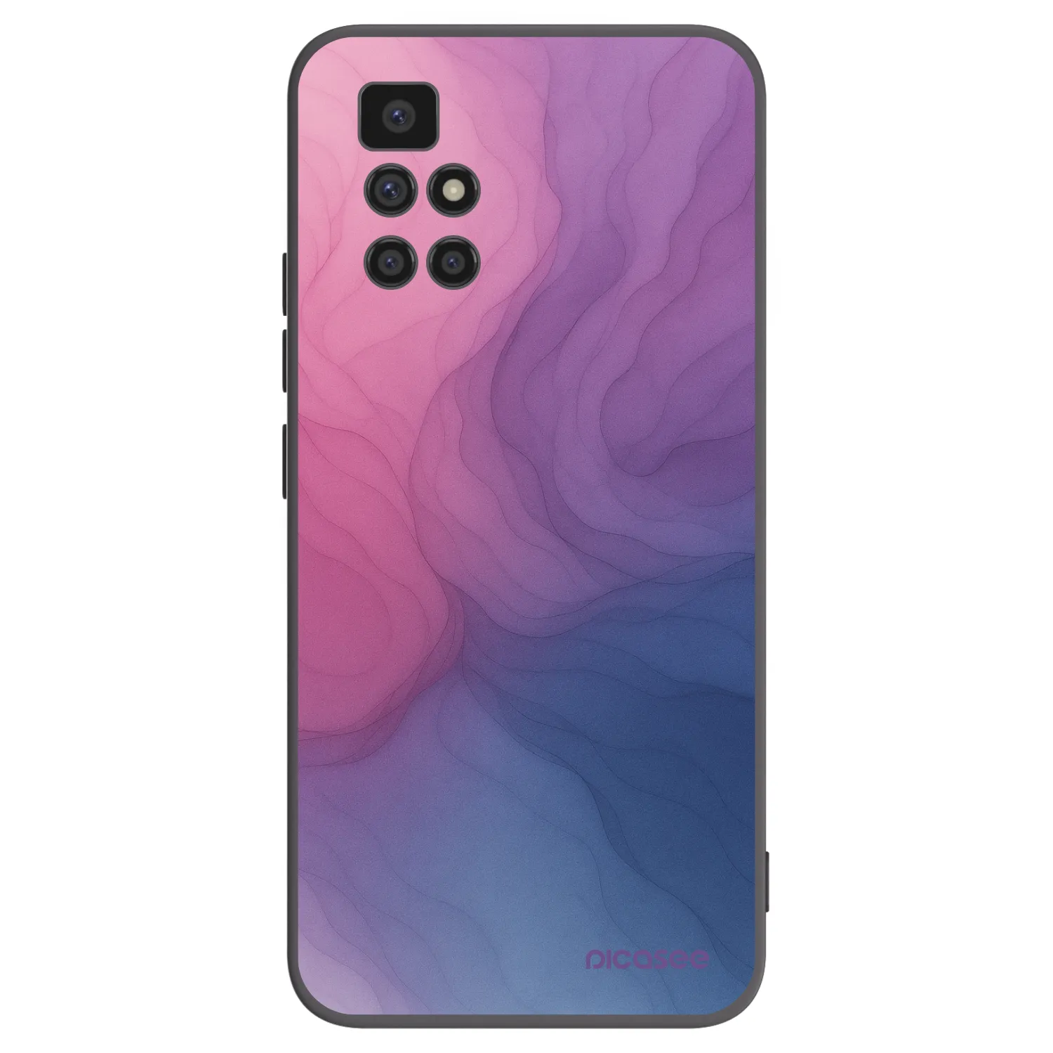 Picasee crna silikonska maskica za Xiaomi Redmi 10 - Silk