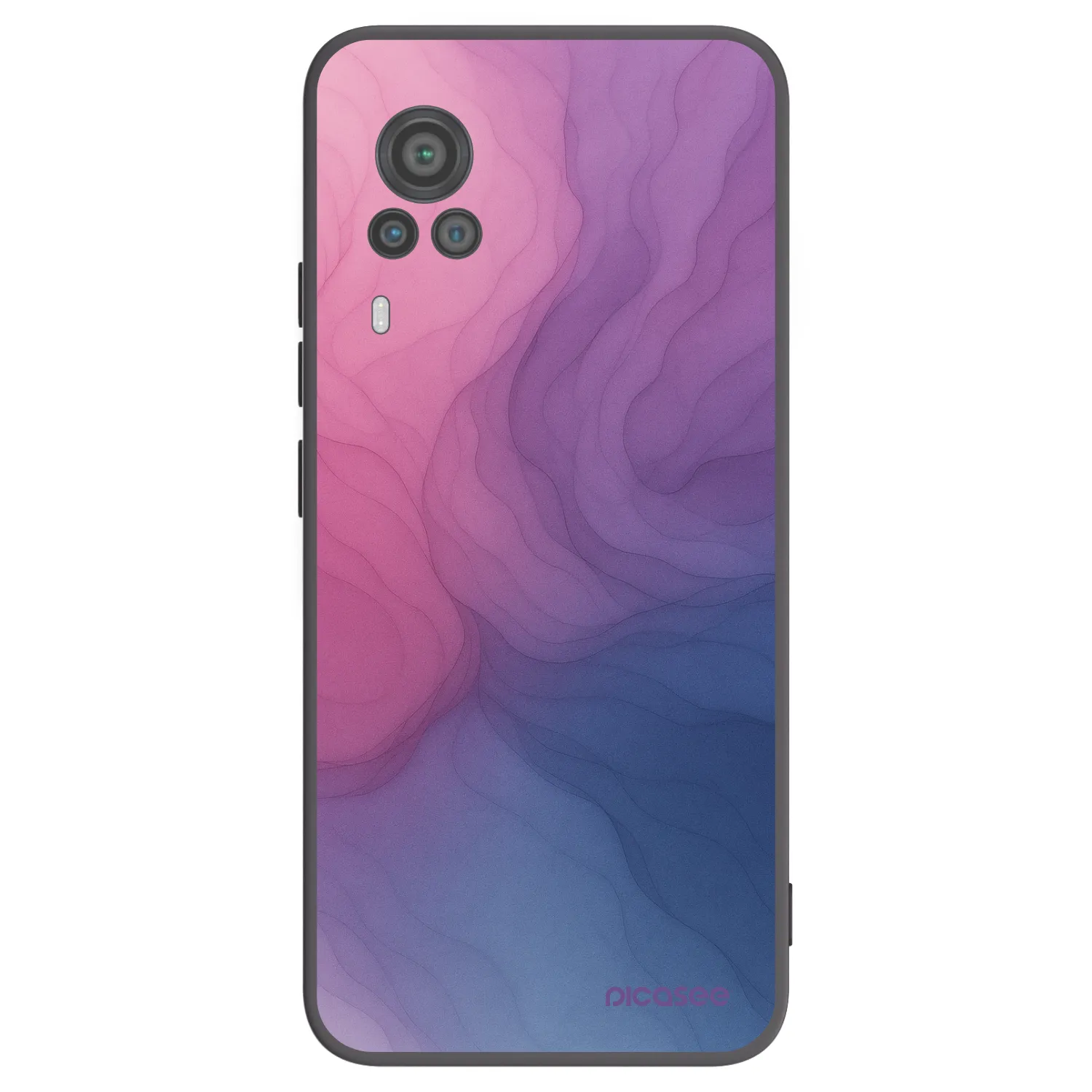 Picasee crna silikonska maskica za Vivo X60 Pro 5G - Silk