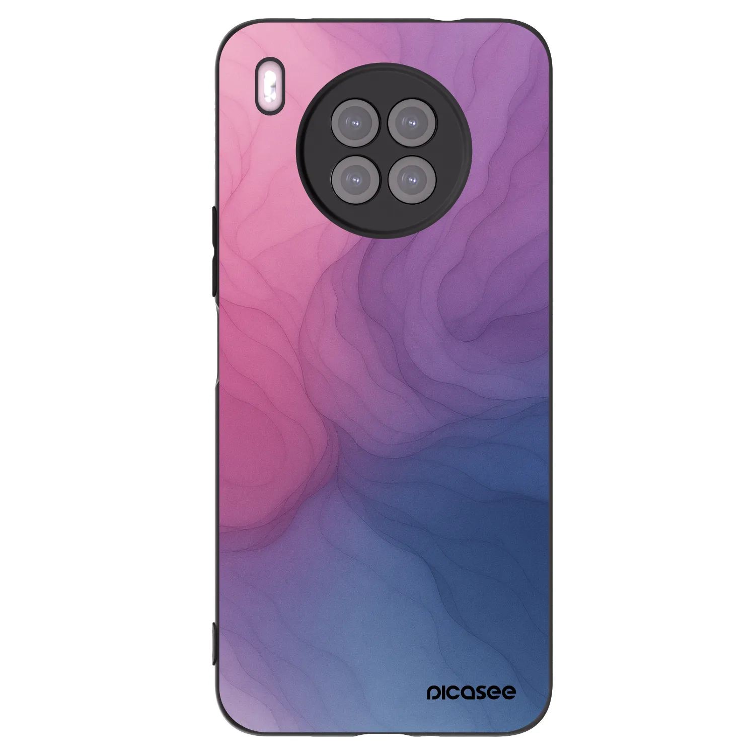 Picasee crna silikonska maskica za Huawei Nova 8i - Silk