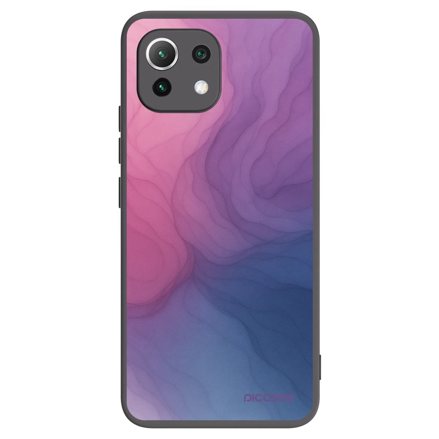 Picasee crna silikonska maskica za Xiaomi 11 Lite 5G NE - Silk