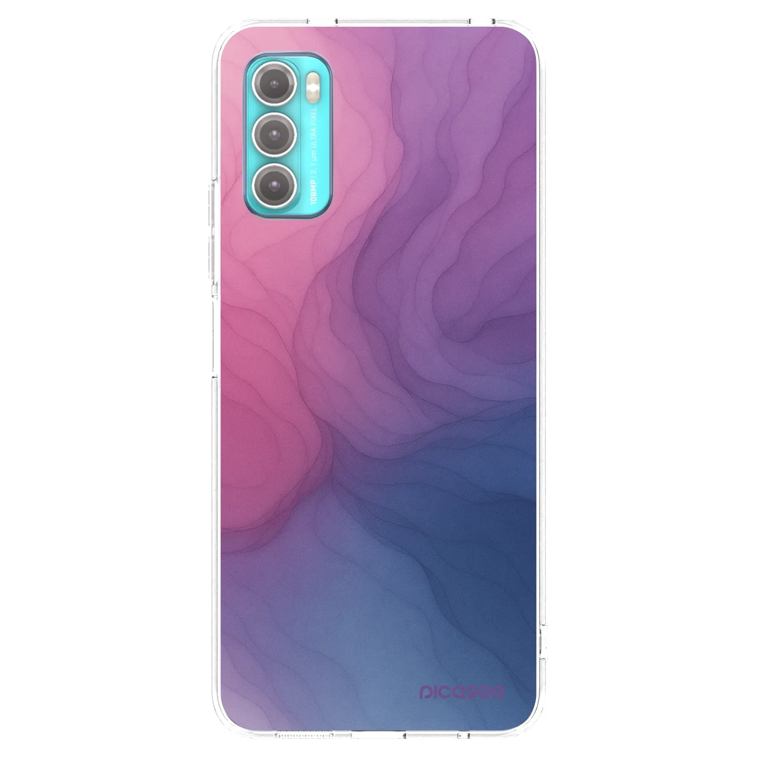 Picasee silikonska prozirna maskica za Motorola Moto G60 - Silk