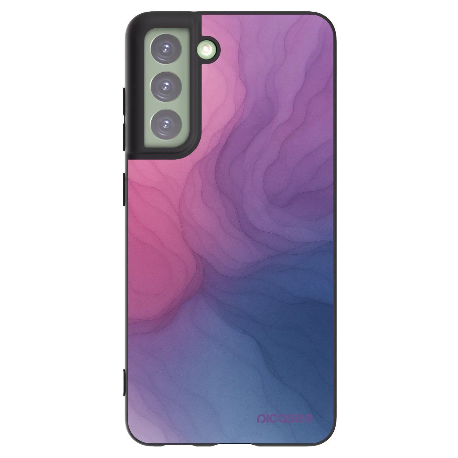 Picasee crna silikonska maskica za Samsung Galaxy S21 FE 5G - Silk