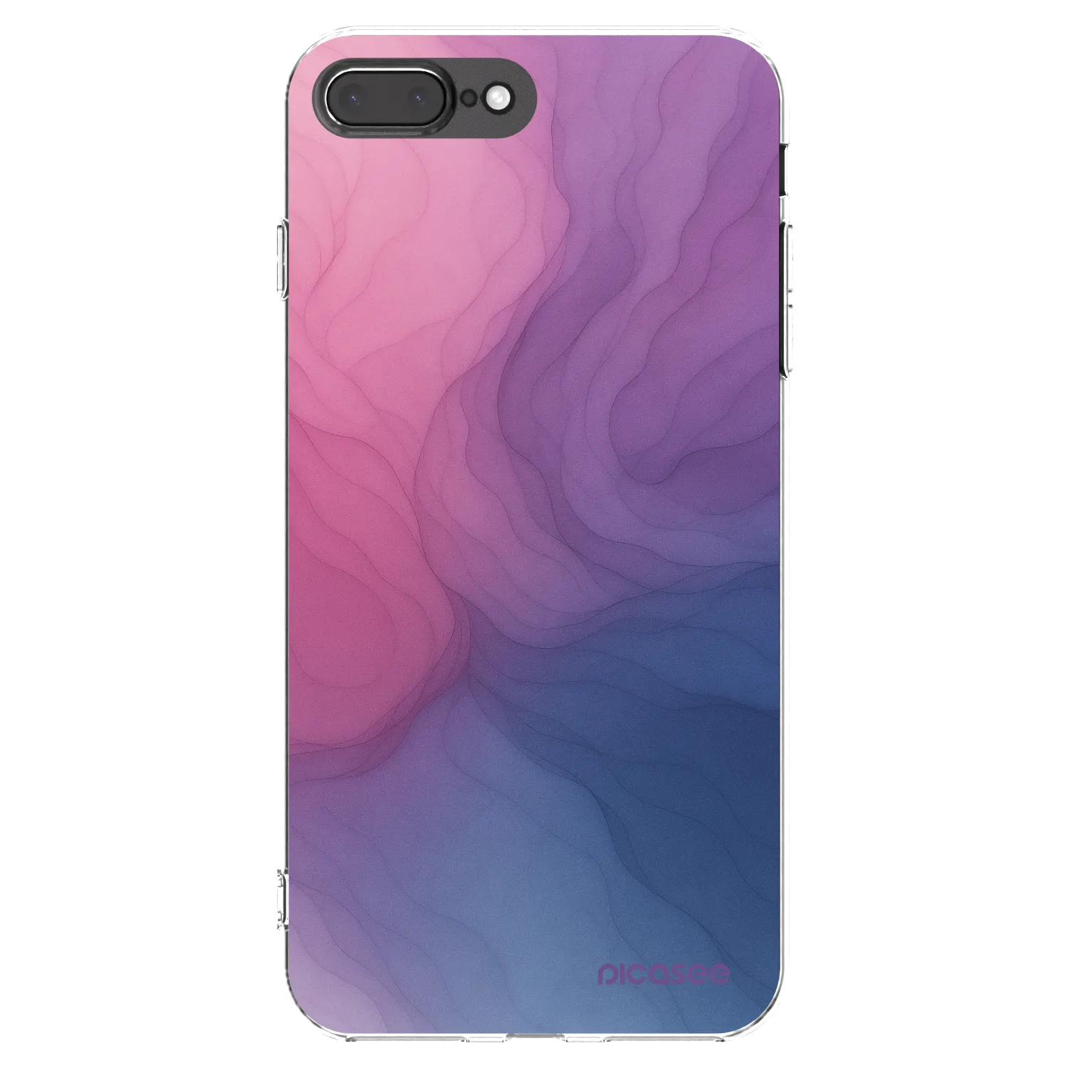 Picasee silikonska prozirna maskica za Apple iPhone 7 Plus - Silk