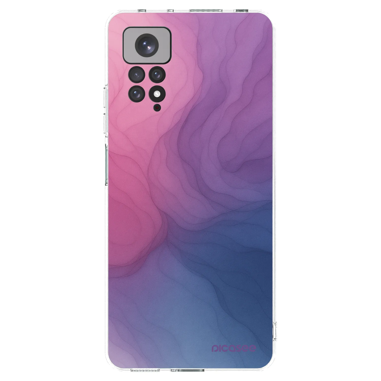 Picasee silikonska prozirna maskica za Xiaomi Redmi Note 11 - Silk