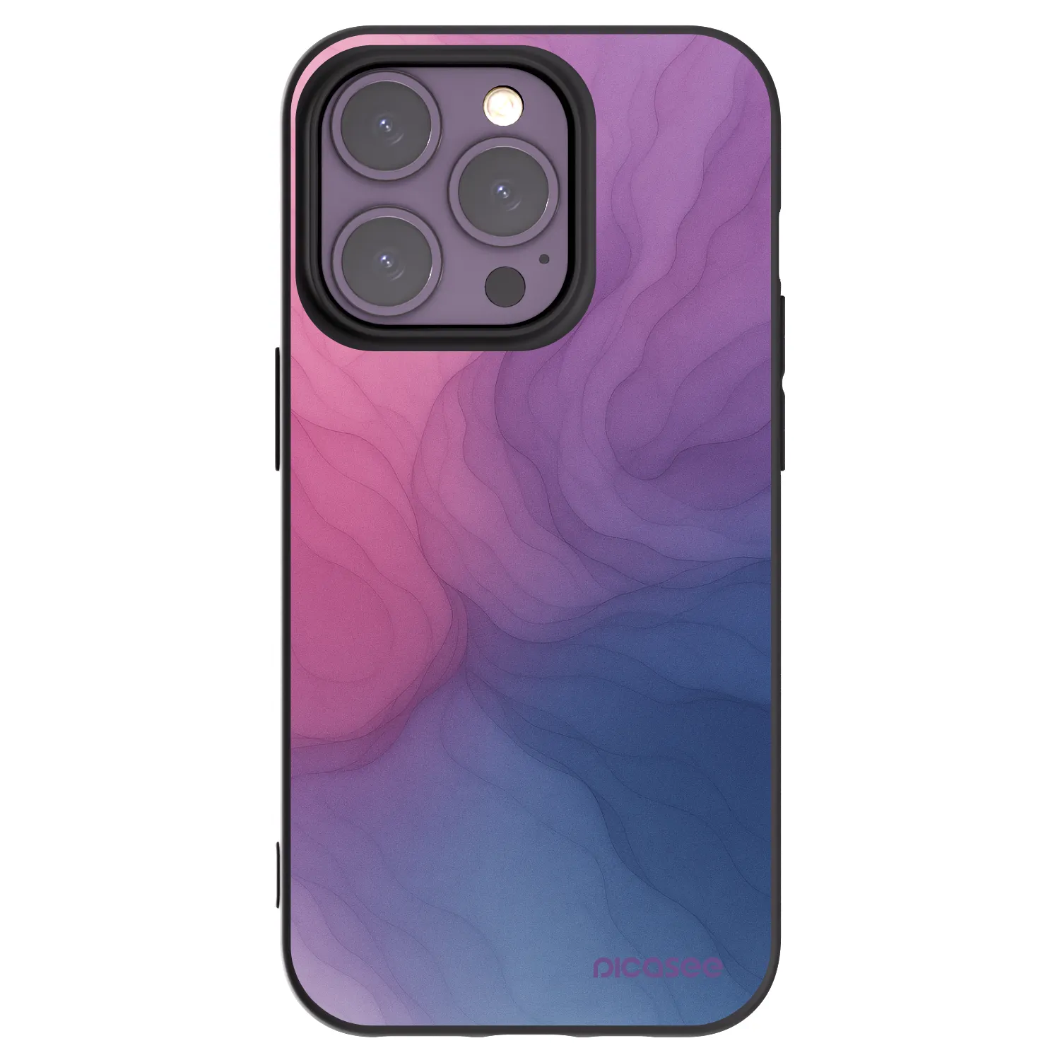 Picasee crna silikonska maskica za Apple iPhone 14 Pro - Silk