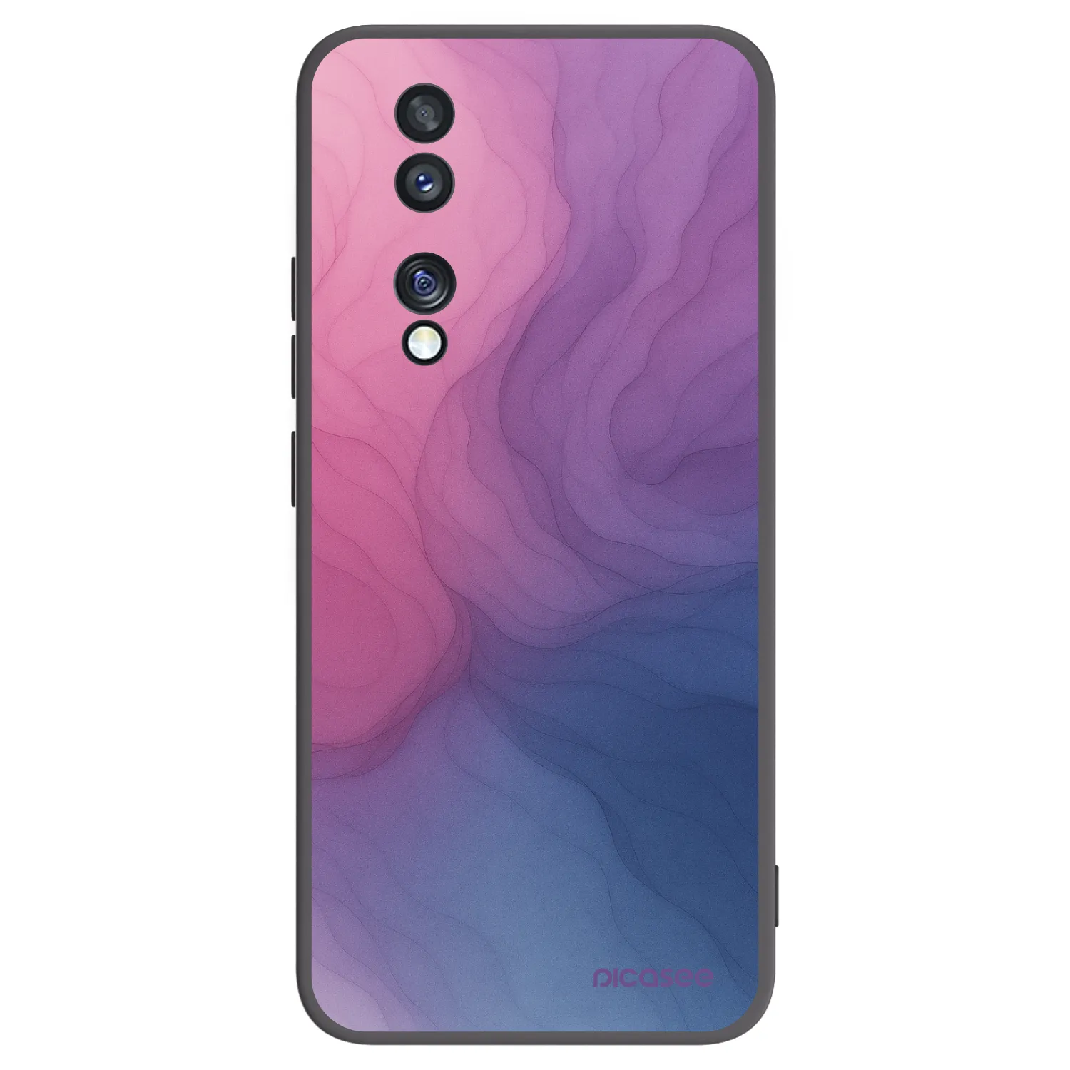 Picasee crna silikonska maskica za Honor 70 - Silk