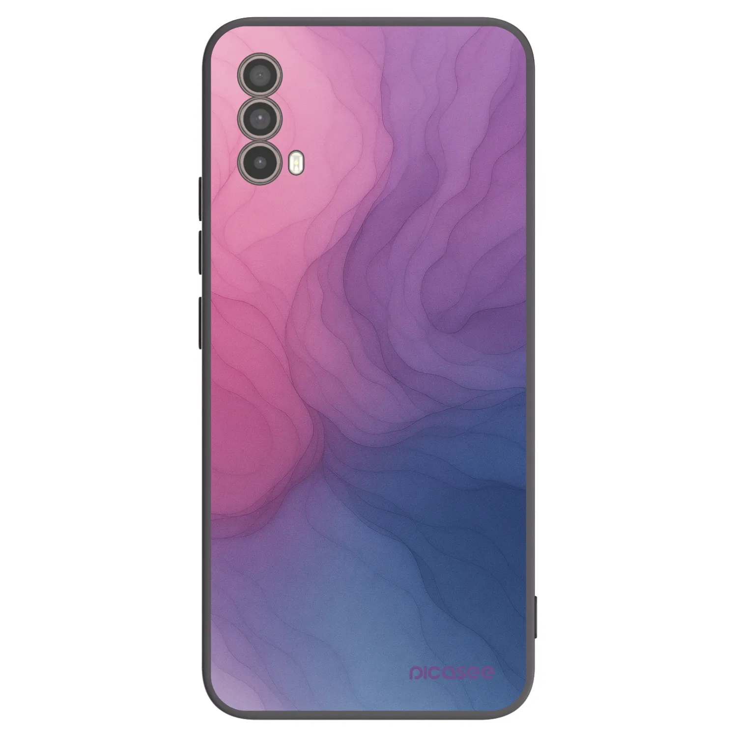 Picasee crna silikonska maskica za Motorola Moto E40 - Silk