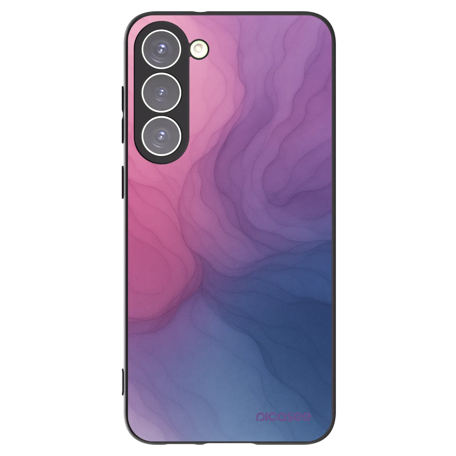 Picasee crna silikonska maskica za Samsung Galaxy S23+ 5G - Silk