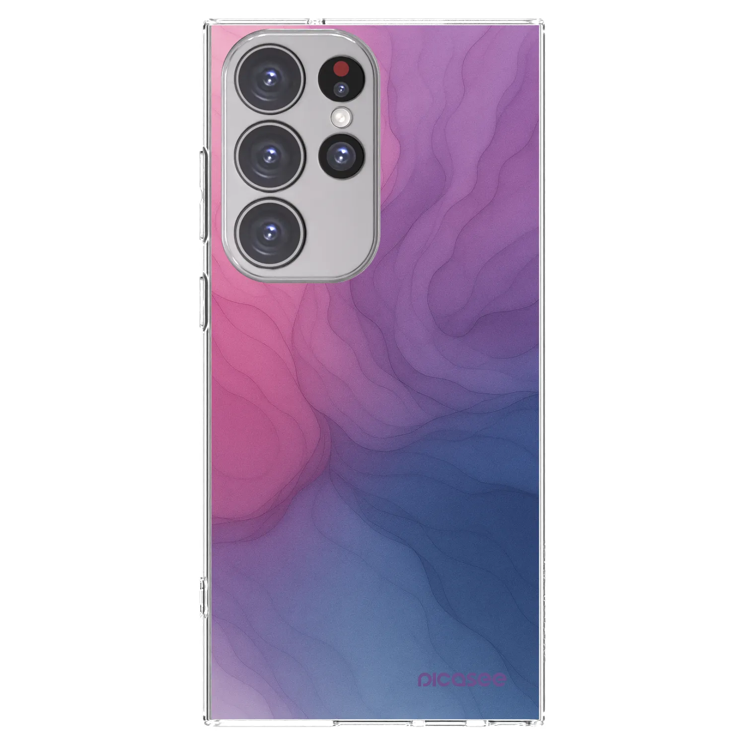 Picasee silikonska prozirna maskica za Samsung Galaxy S23 Ultra 5G - Silk