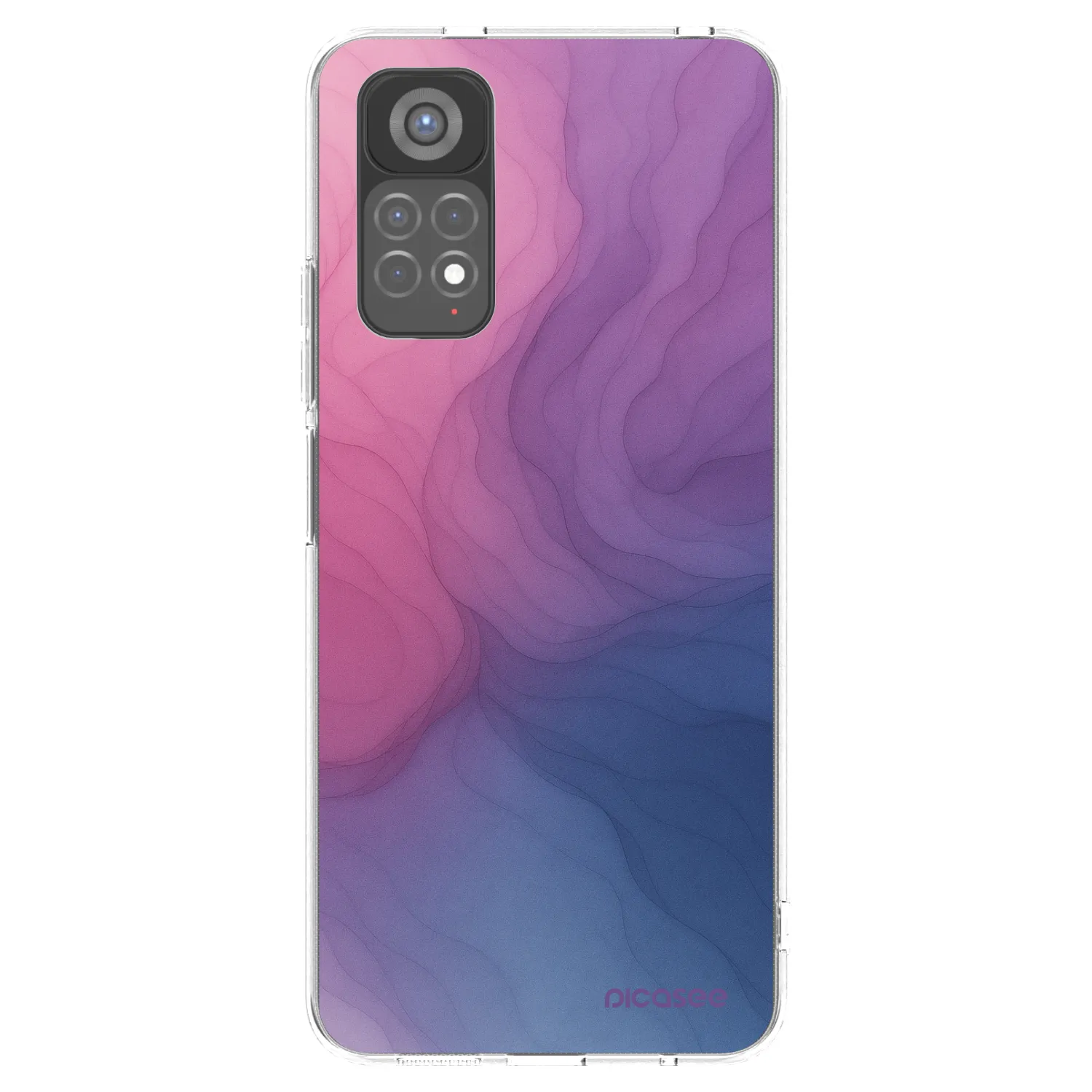 Picasee silikonska prozirna maskica za Xiaomi Redmi Note 11S 5G - Silk