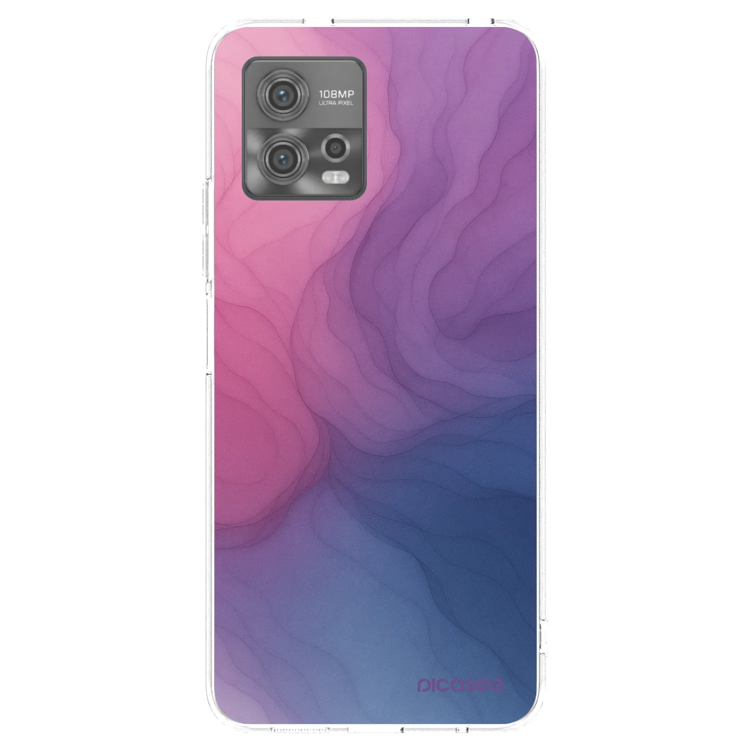 Picasee silikonska prozirna maskica za Motorola Moto G72 - Silk
