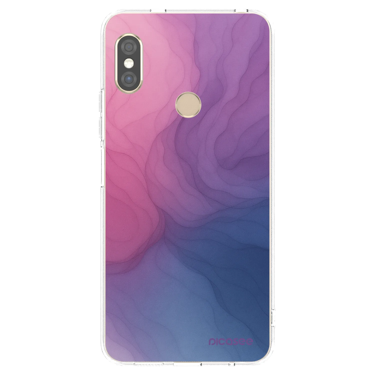 Picasee silikonska prozirna maskica za Xiaomi Redmi Note 5 Global - Silk