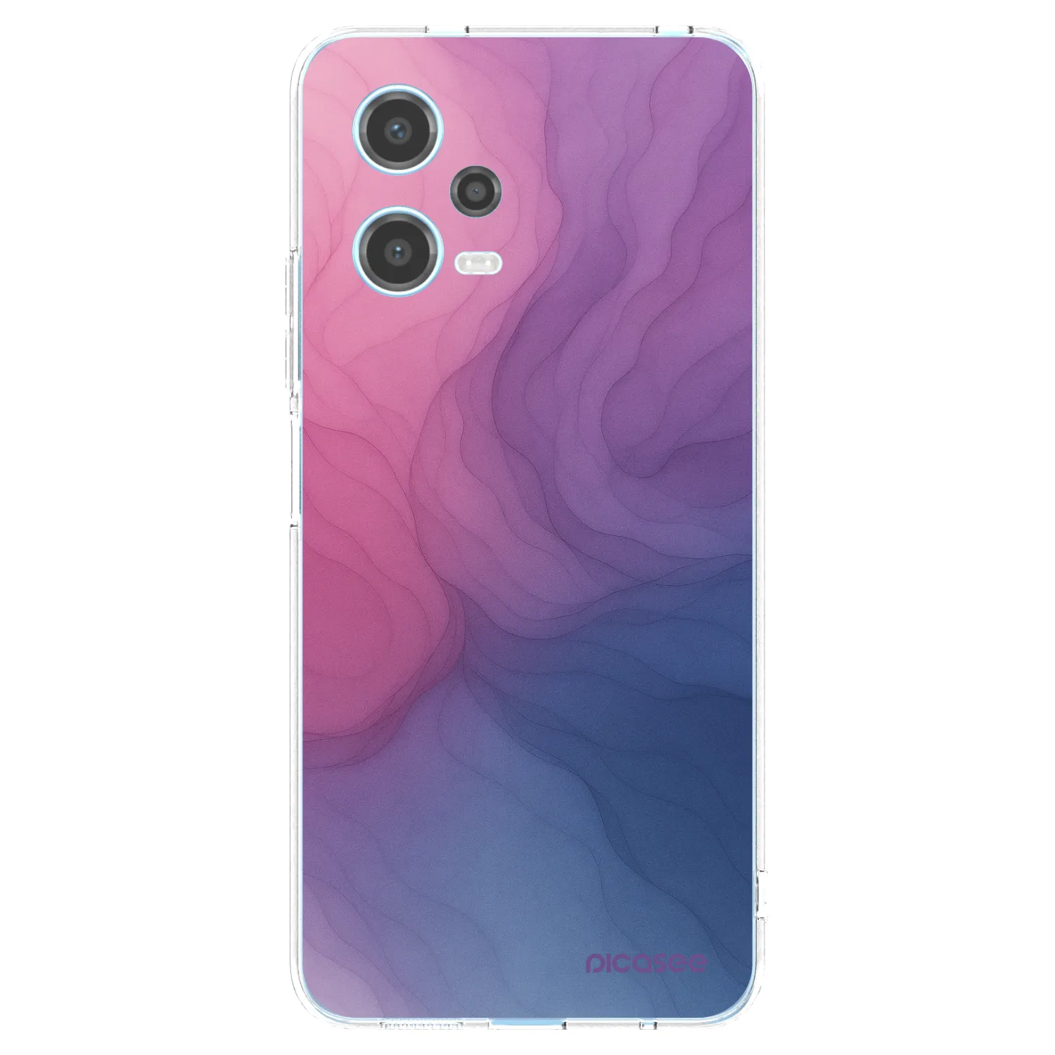 Picasee silikonska prozirna maskica za Xiaomi Redmi Note 12 5G - Silk