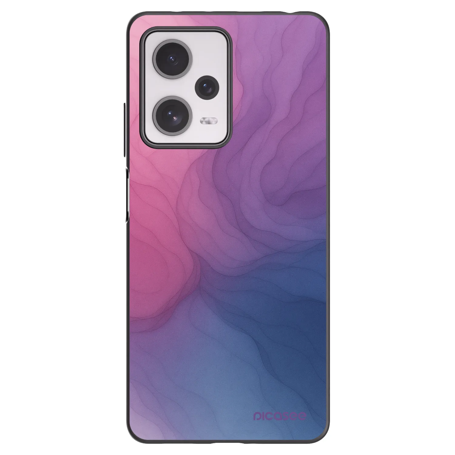 Picasee crna silikonska maskica za Xiaomi Redmi Note 12 Pro+ 5G - Silk