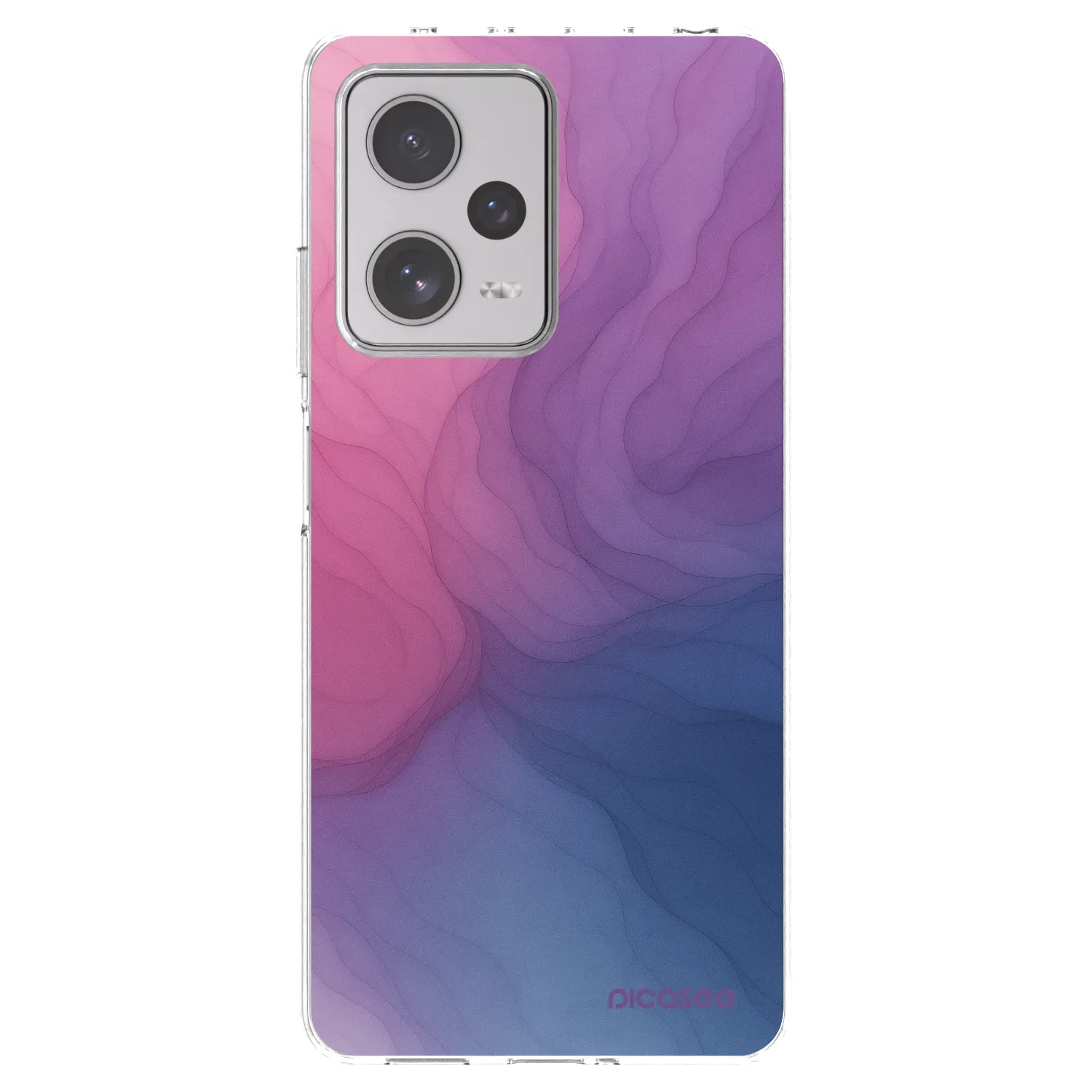 Picasee silikonska prozirna maskica za Xiaomi Redmi Note 12 Pro+ 5G - Silk