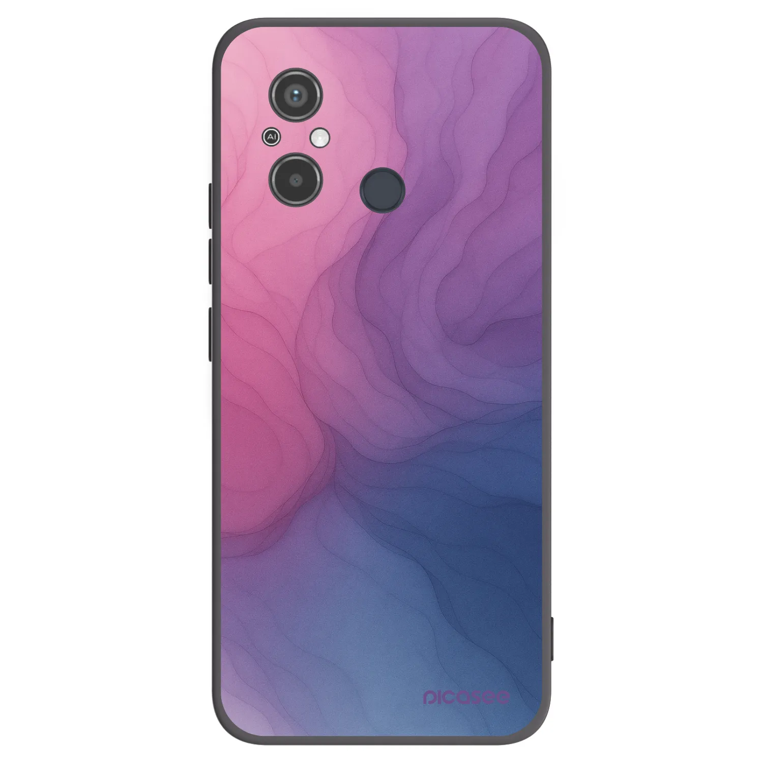 Picasee crna silikonska maskica za Xiaomi Redmi 12C - Silk