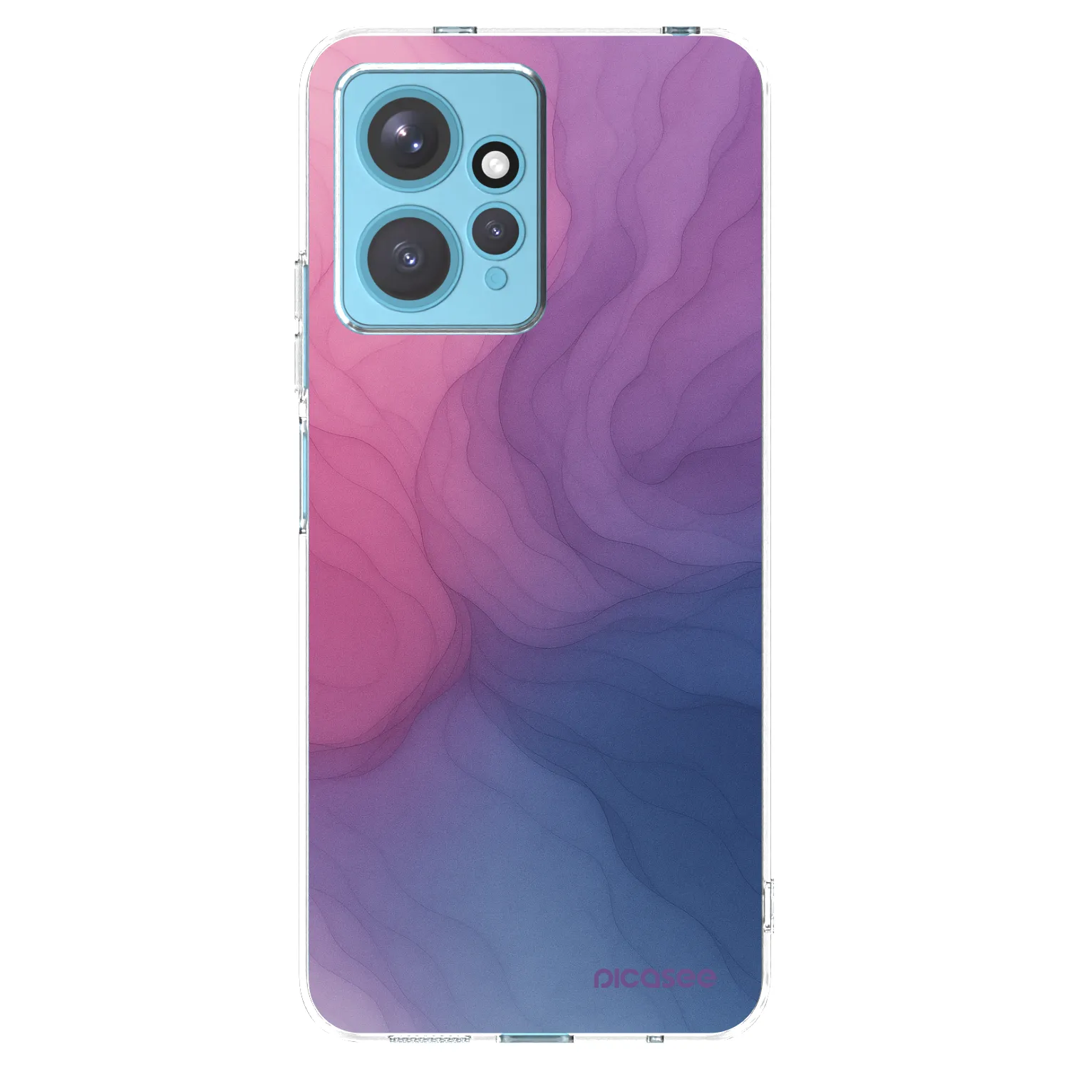 Picasee silikonska prozirna maskica za Xiaomi Redmi Note 12 4G - Silk