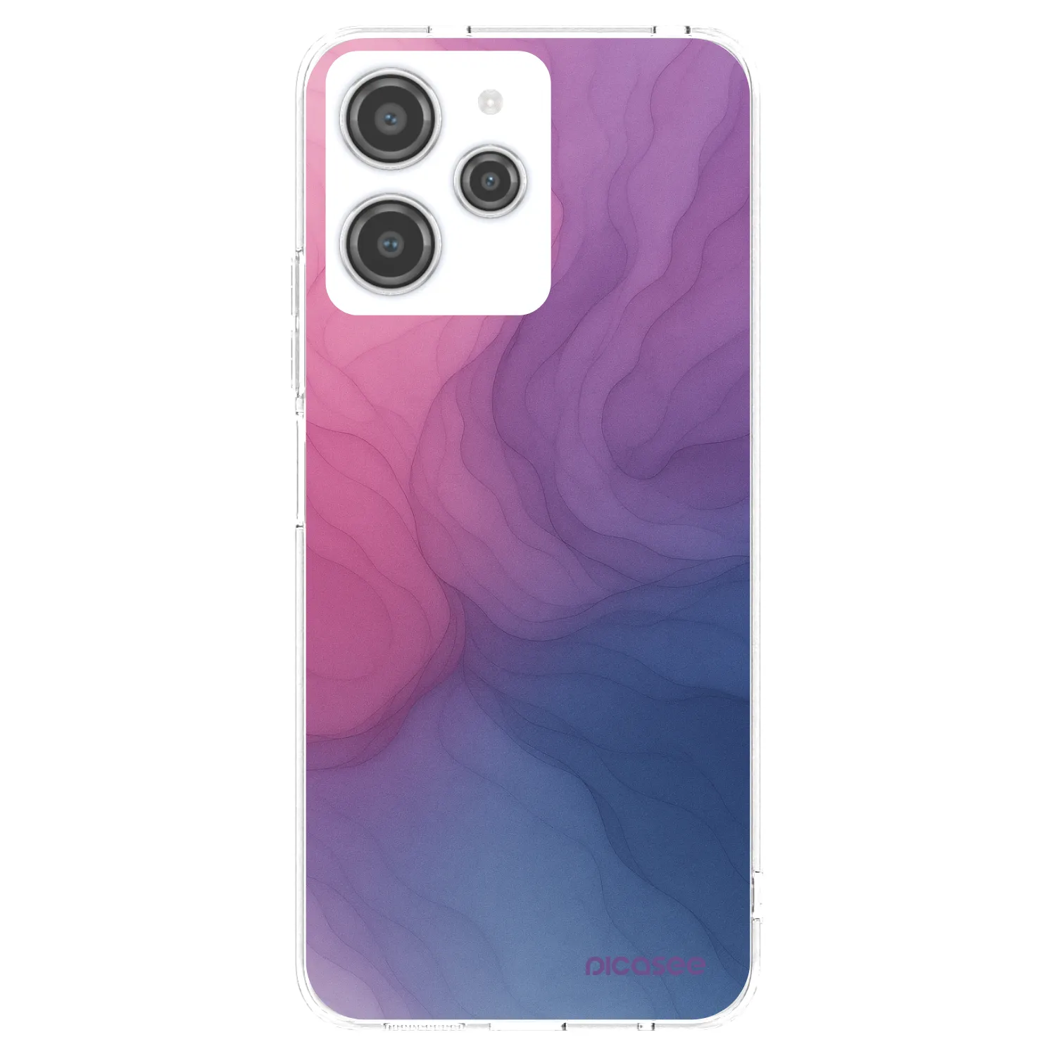 Picasee silikonska prozirna maskica za Xiaomi Redmi 12 4G - Silk
