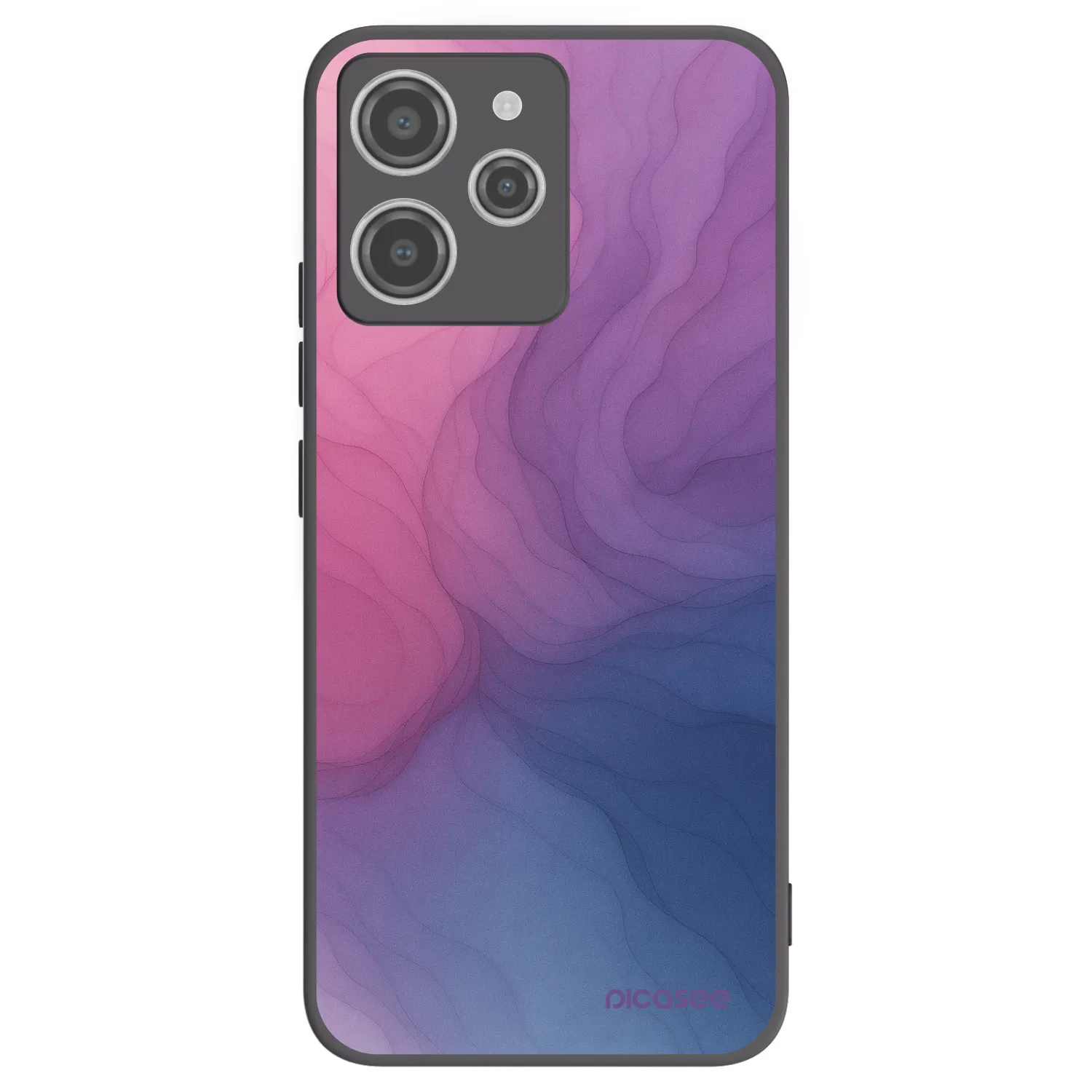 Picasee crna silikonska maskica za Xiaomi Redmi 12 4G - Silk
