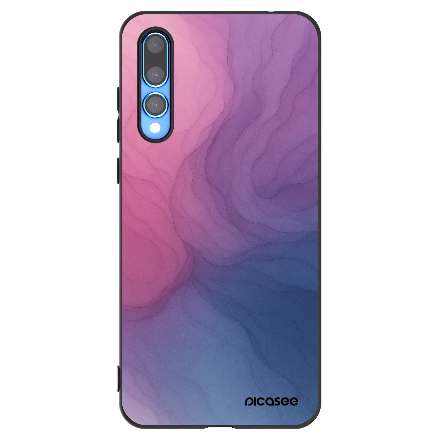Picasee crna silikonska maskica za Huawei P20 Pro - Silk
