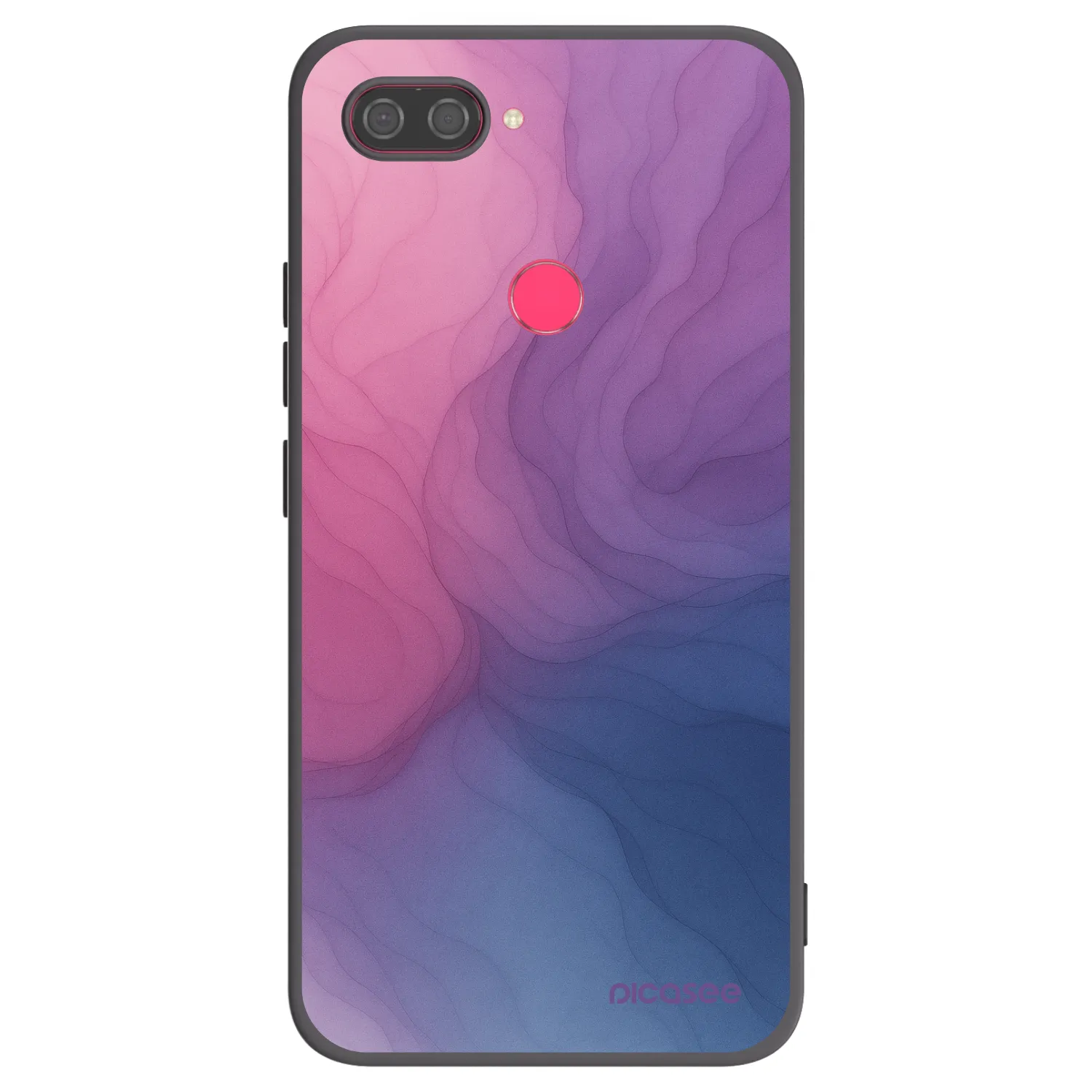 Picasee crna silikonska maskica za Xiaomi Mi 8 Lite - Silk