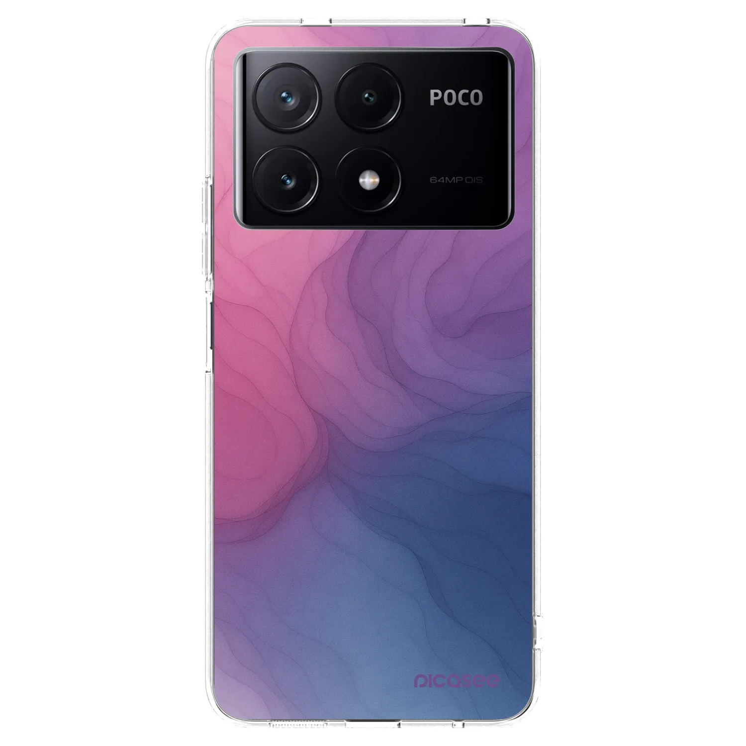 Picasee silikonska prozirna maskica za Xiaomi Poco X6 Pro - Silk