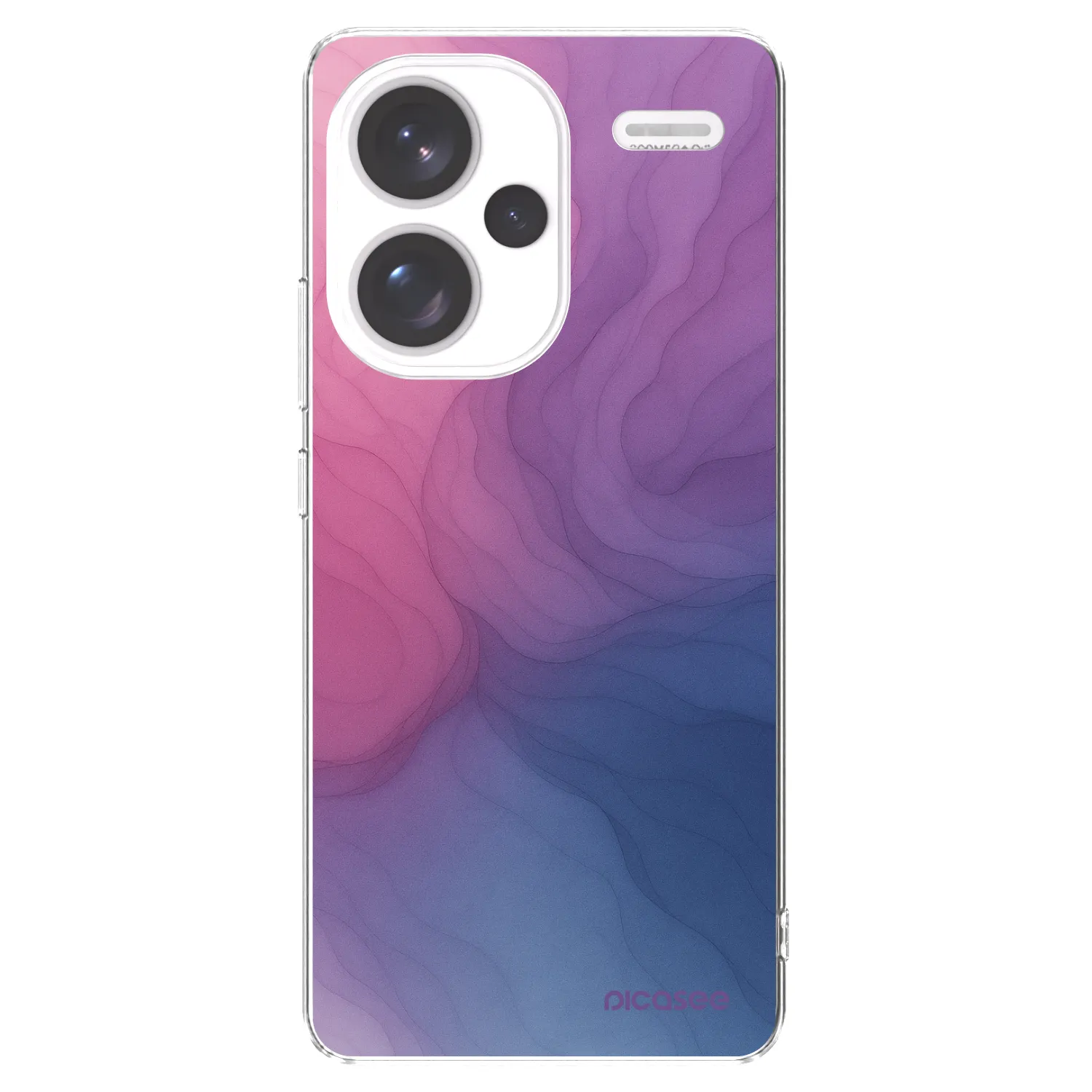 Picasee silikonska prozirna maskica za Xiaomi Redmi Note 13 Pro+ 5G - Silk