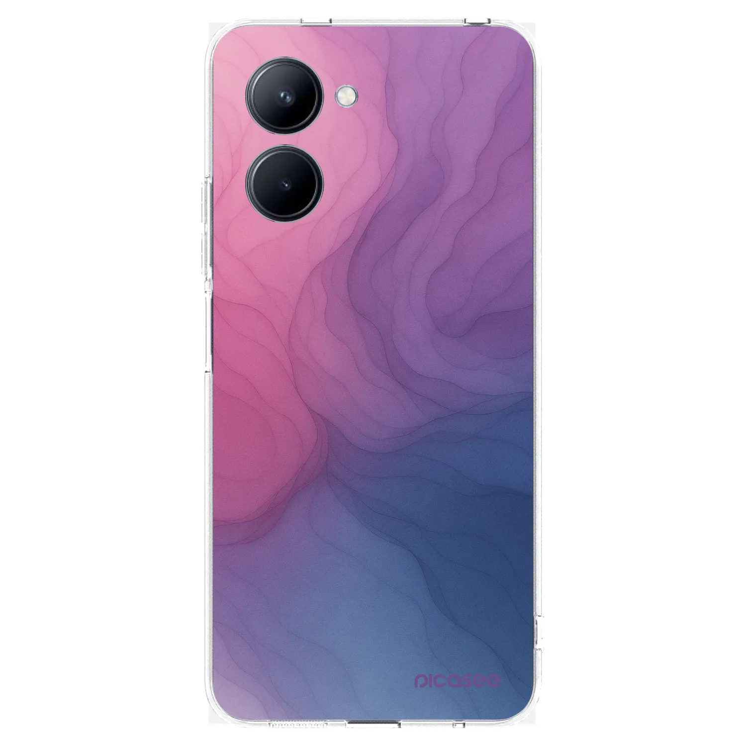 Picasee silikonska prozirna maskica za Realme C33 (2023) - Silk