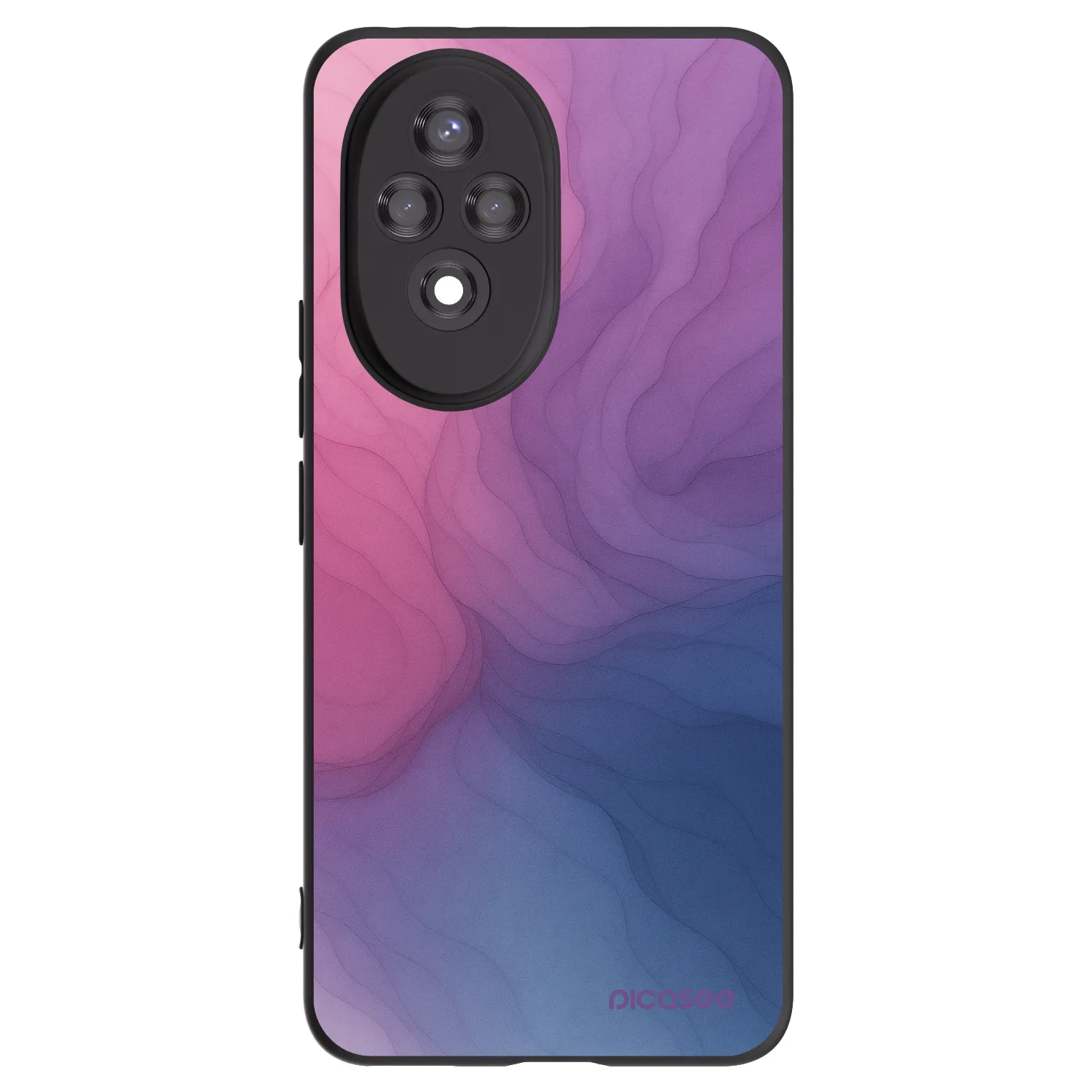 Picasee crna silikonska maskica za Honor 200 Pro 5G - Silk