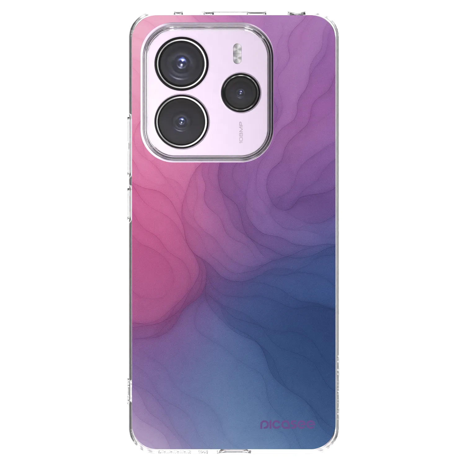 Picasee silikonska prozirna maskica za Xiaomi Redmi Note 14 5G - Silk