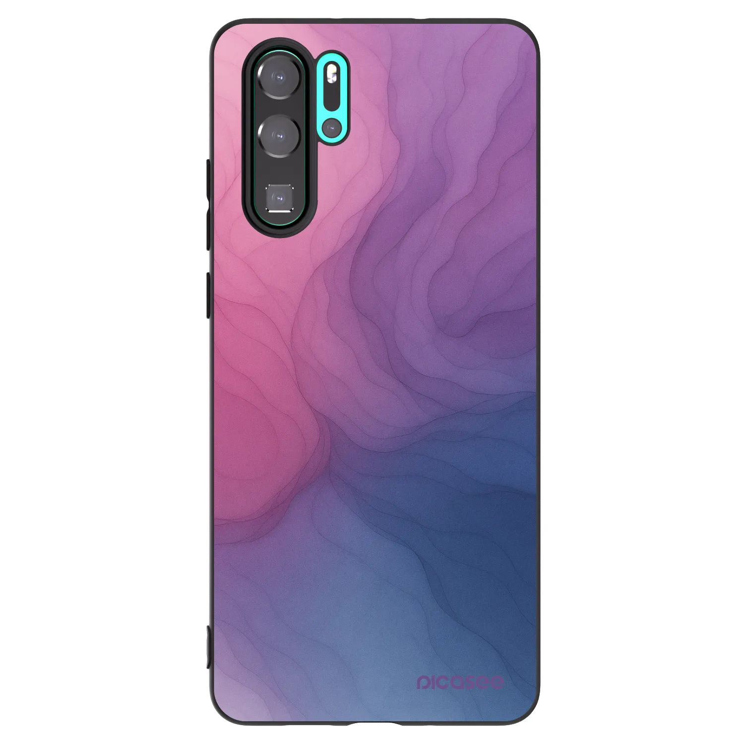 Picasee crna silikonska maskica za Huawei P30 Pro - Silk