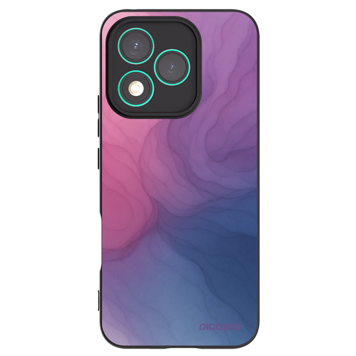 Picasee crna silikonska maskica za Honor 400 Lite 5G - Silk
