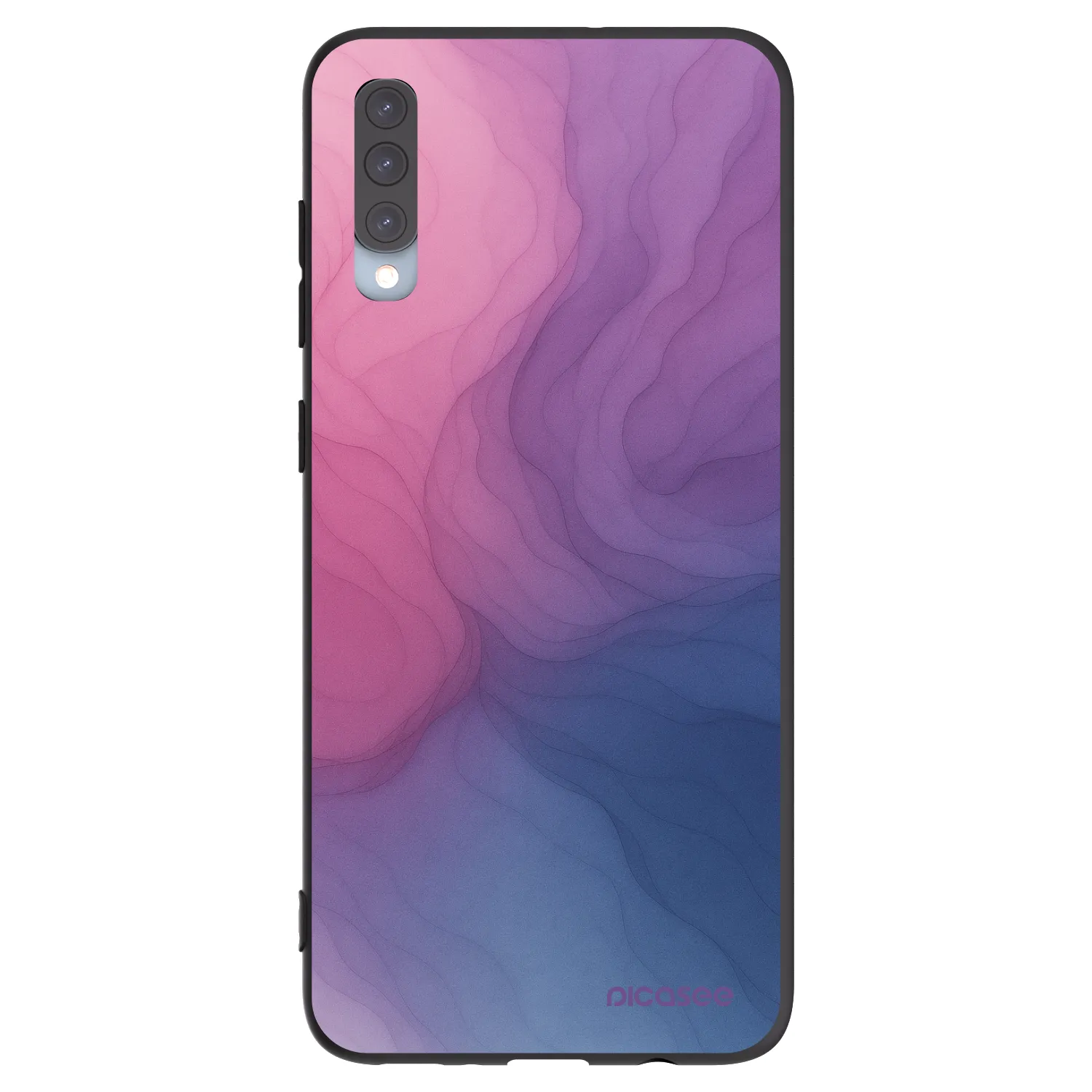 Picasee crna silikonska maskica za Samsung Galaxy A70 A705F - Silk