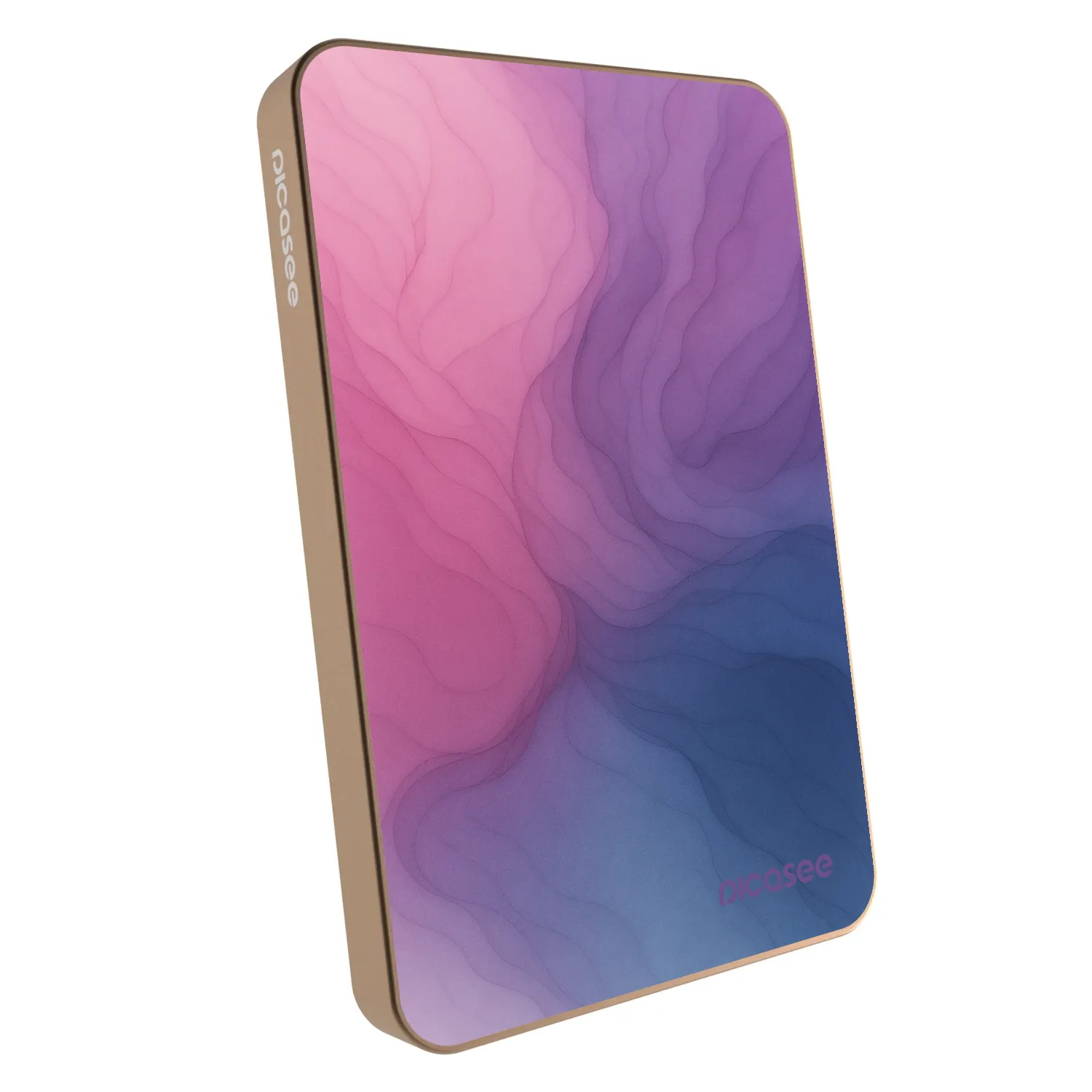 Picasee Prijenosni punjač s MagSafe 5 000 mAh Zlatni - Silk